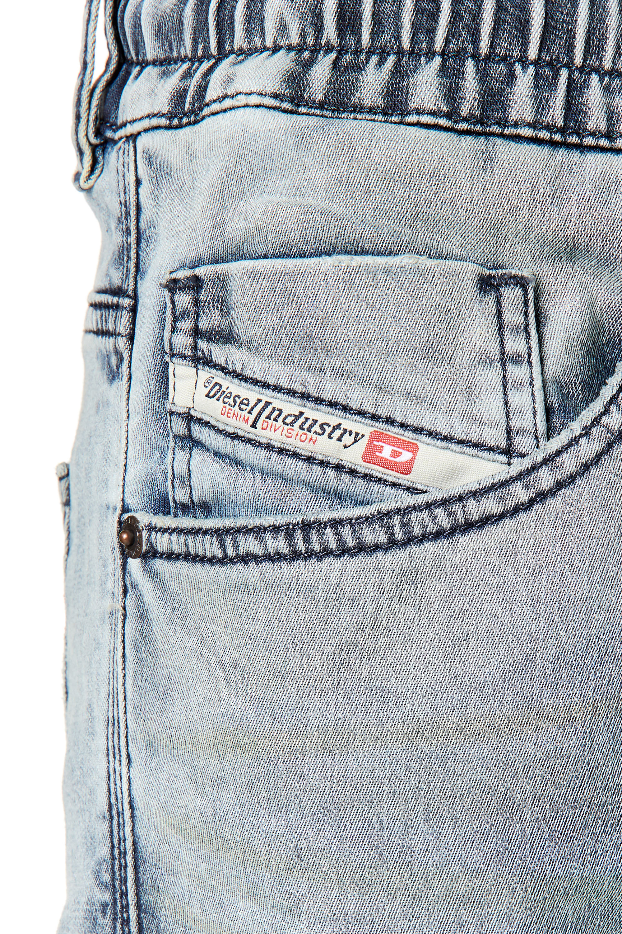 Diesel - Krooley JoggJeans® 068DU Tapered, Light Blue - Image 3