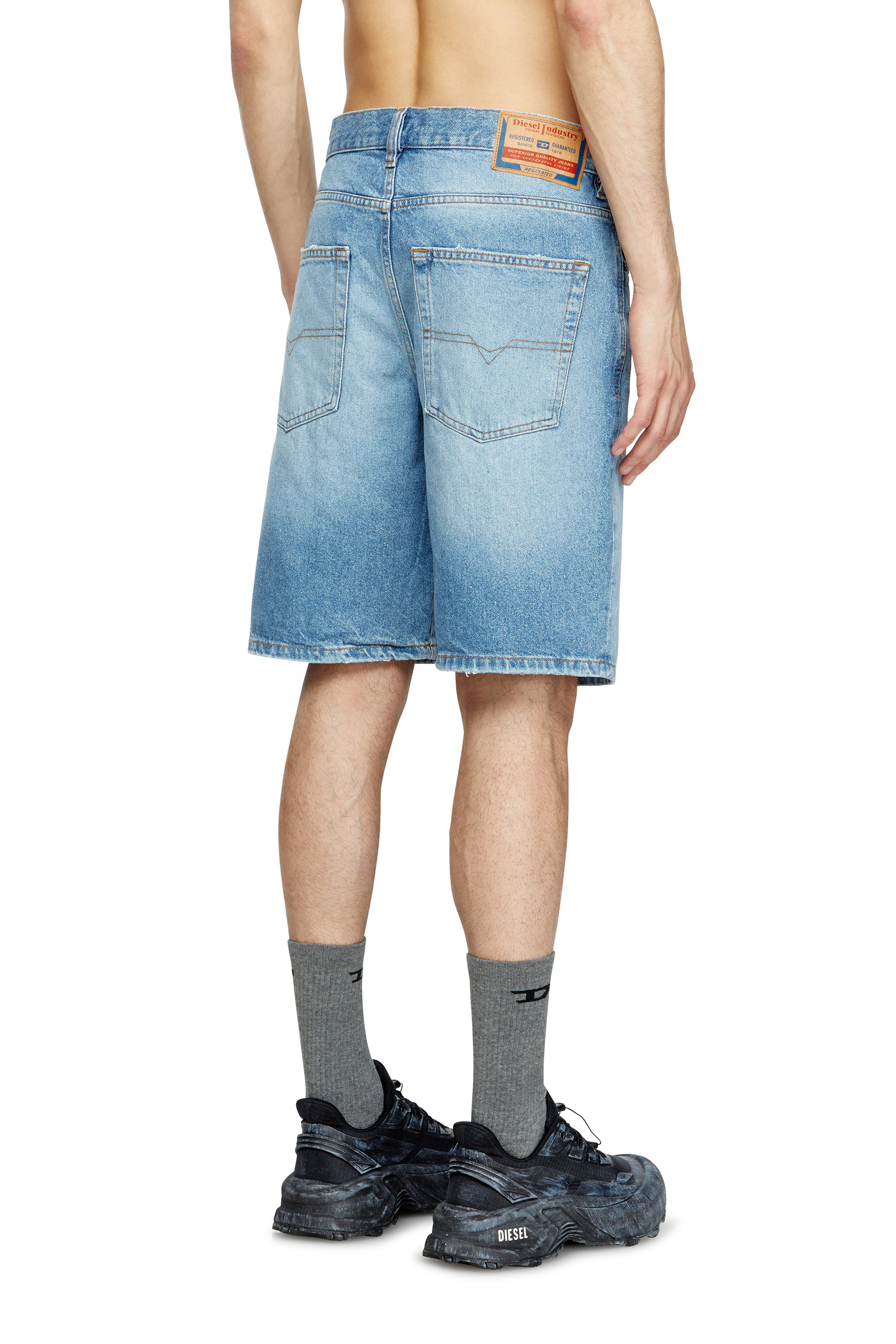 REGULAR-SHORT, Light Blue Diesel - REGULAR-SHORT, Man's Denim shorts in Light Blue - 4
