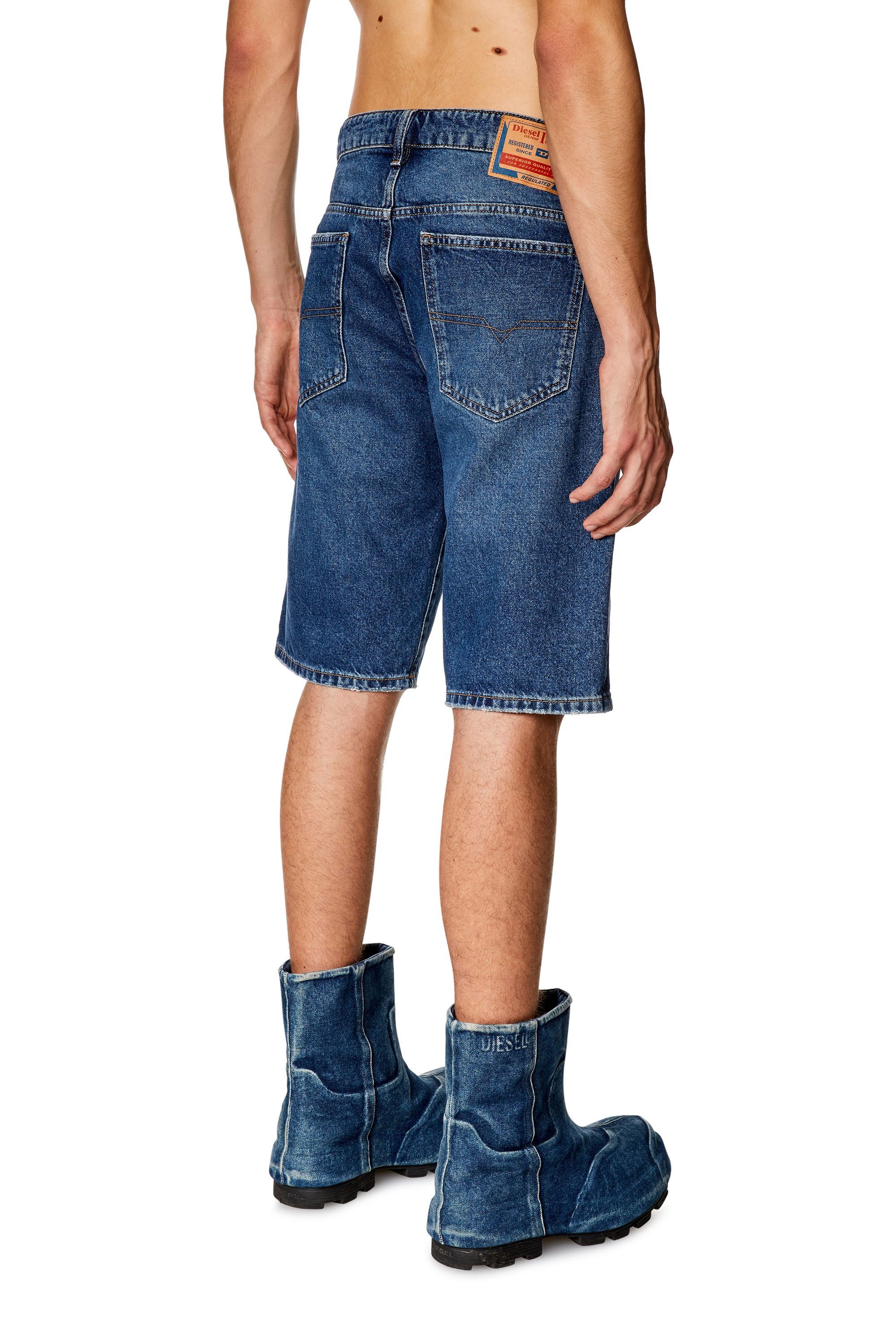 Diesel - SLIM-SHORT, Medium blue - Image 4