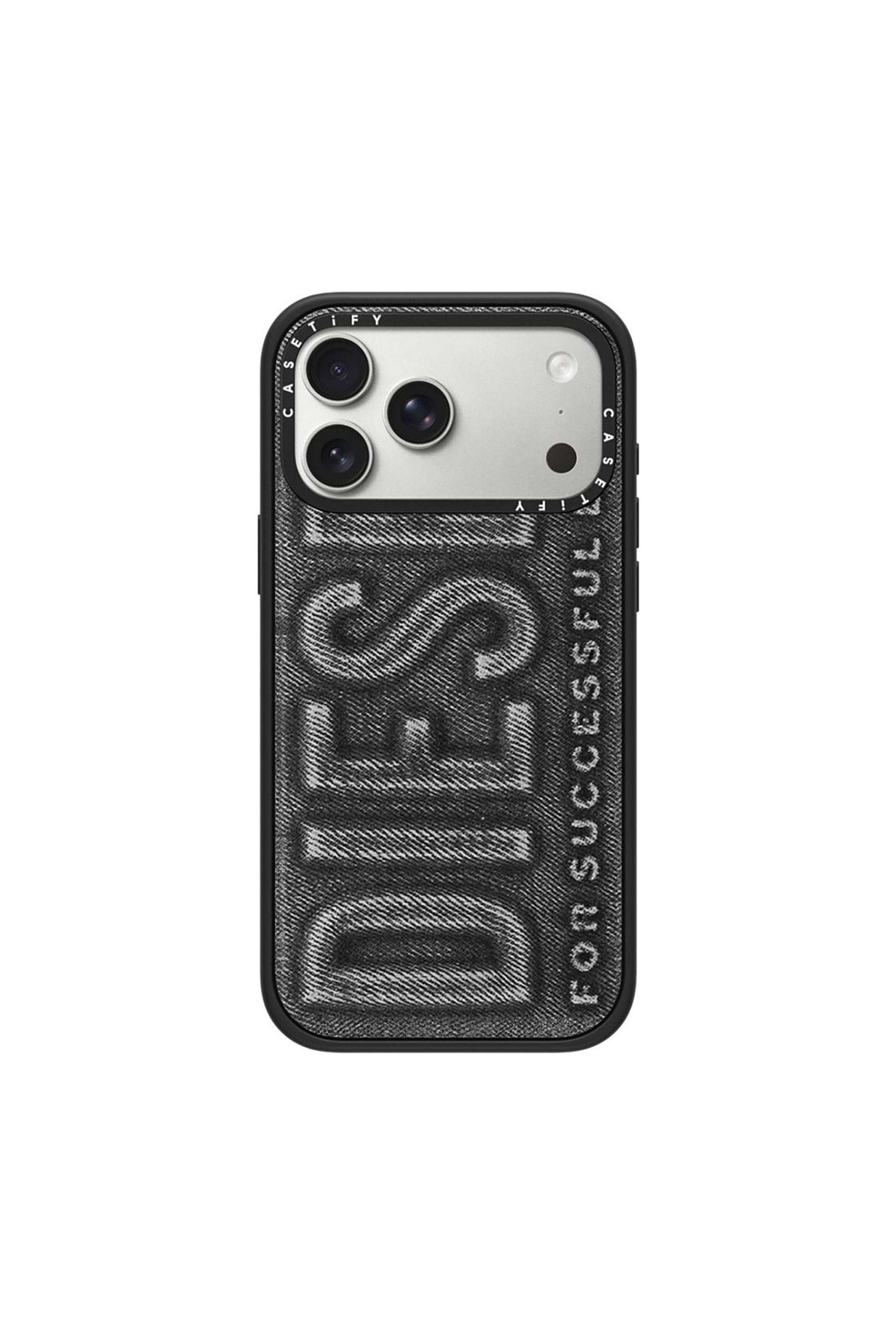 Diesel - 60557 MOULDED CASE, Unisex's Biscotto impact case for iPhone 17 Pro Max in Black - 1