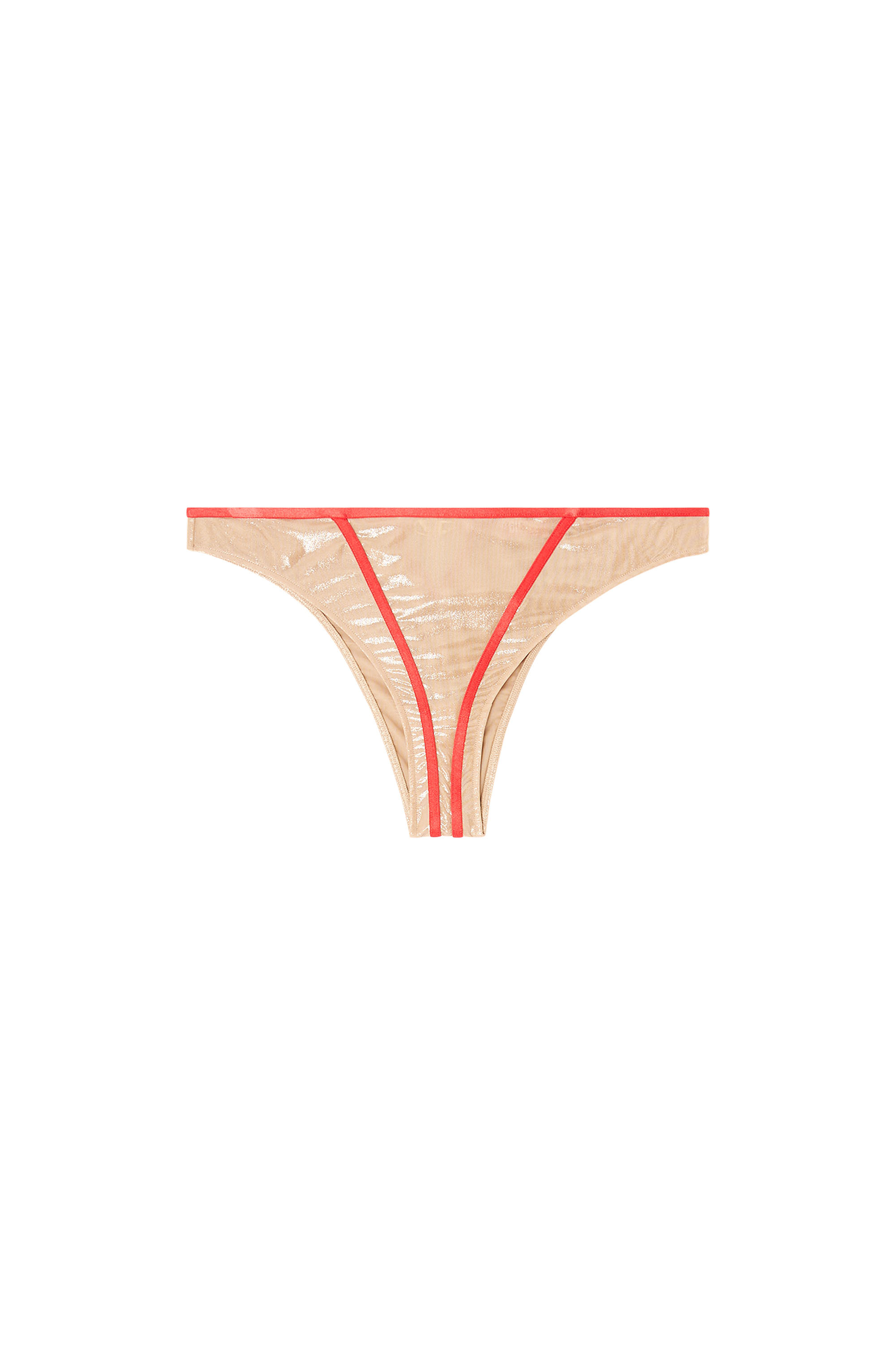 Diesel - JANIE-GFT, Woman's Brazilian briefs with contrasting trims in Nude - 4