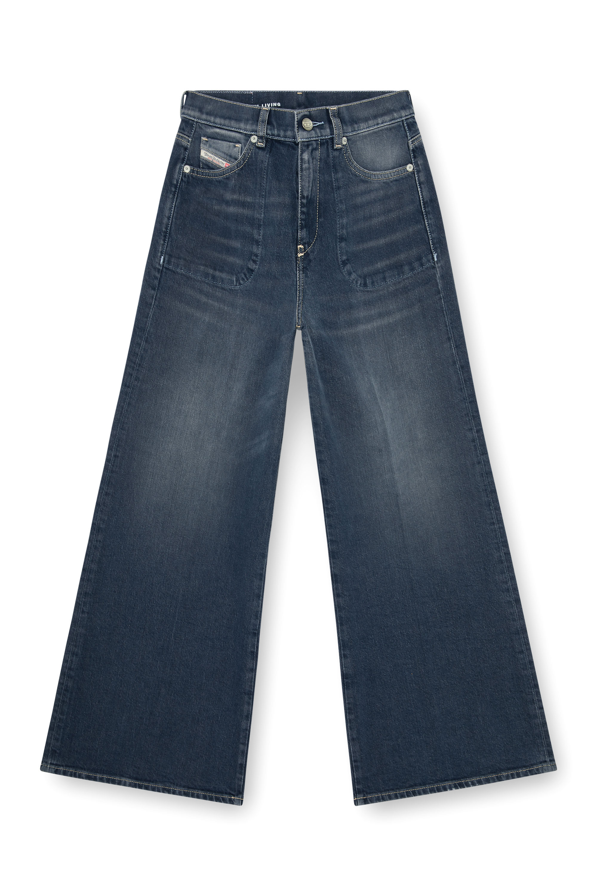 Diesel - Woman's Flare Jeans 1978 D-Akemi 007EI, Dark Blue - 3