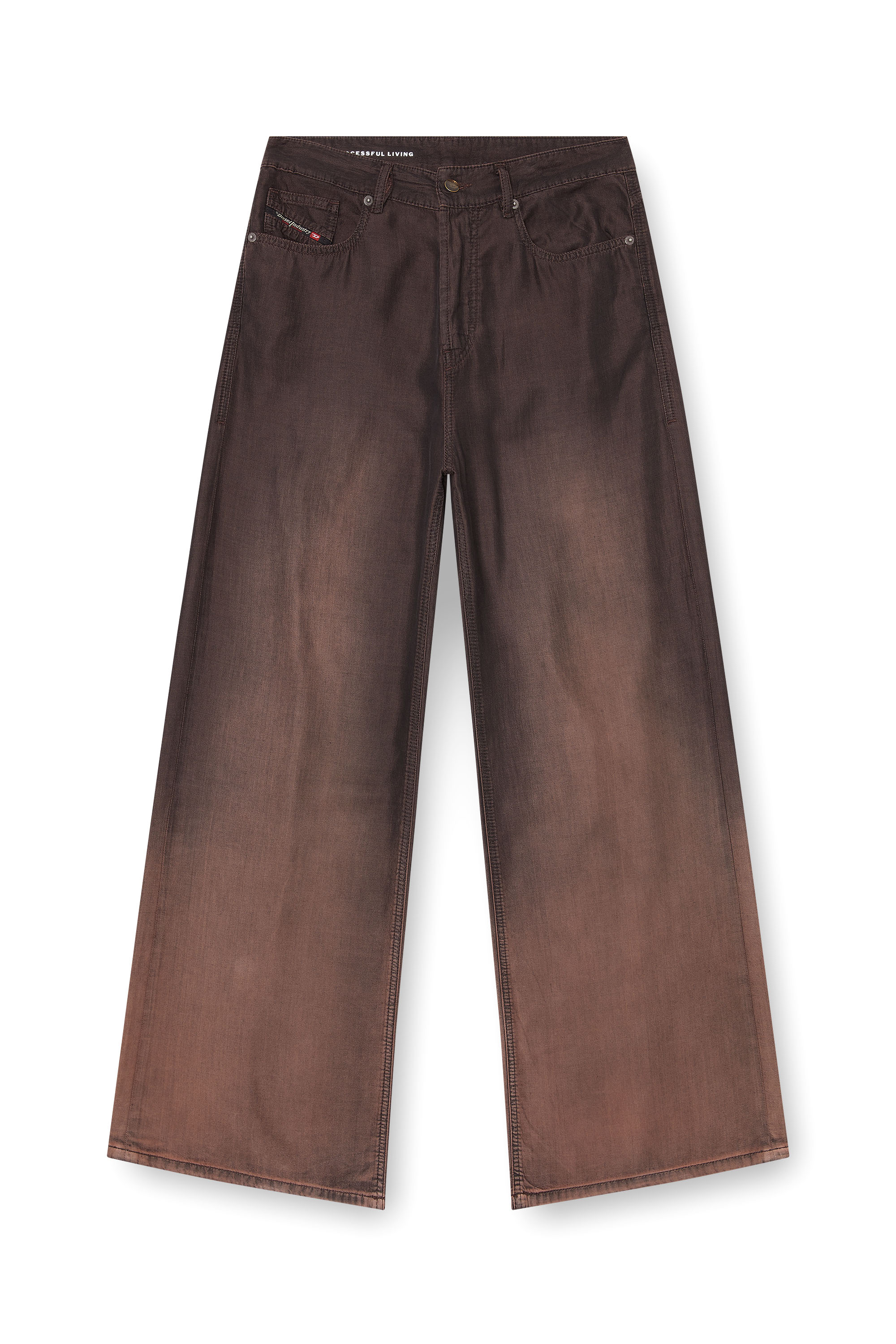 Diesel - Woman's Relaxed Jeans 1996 D-Sire 068YF, Brown - 3