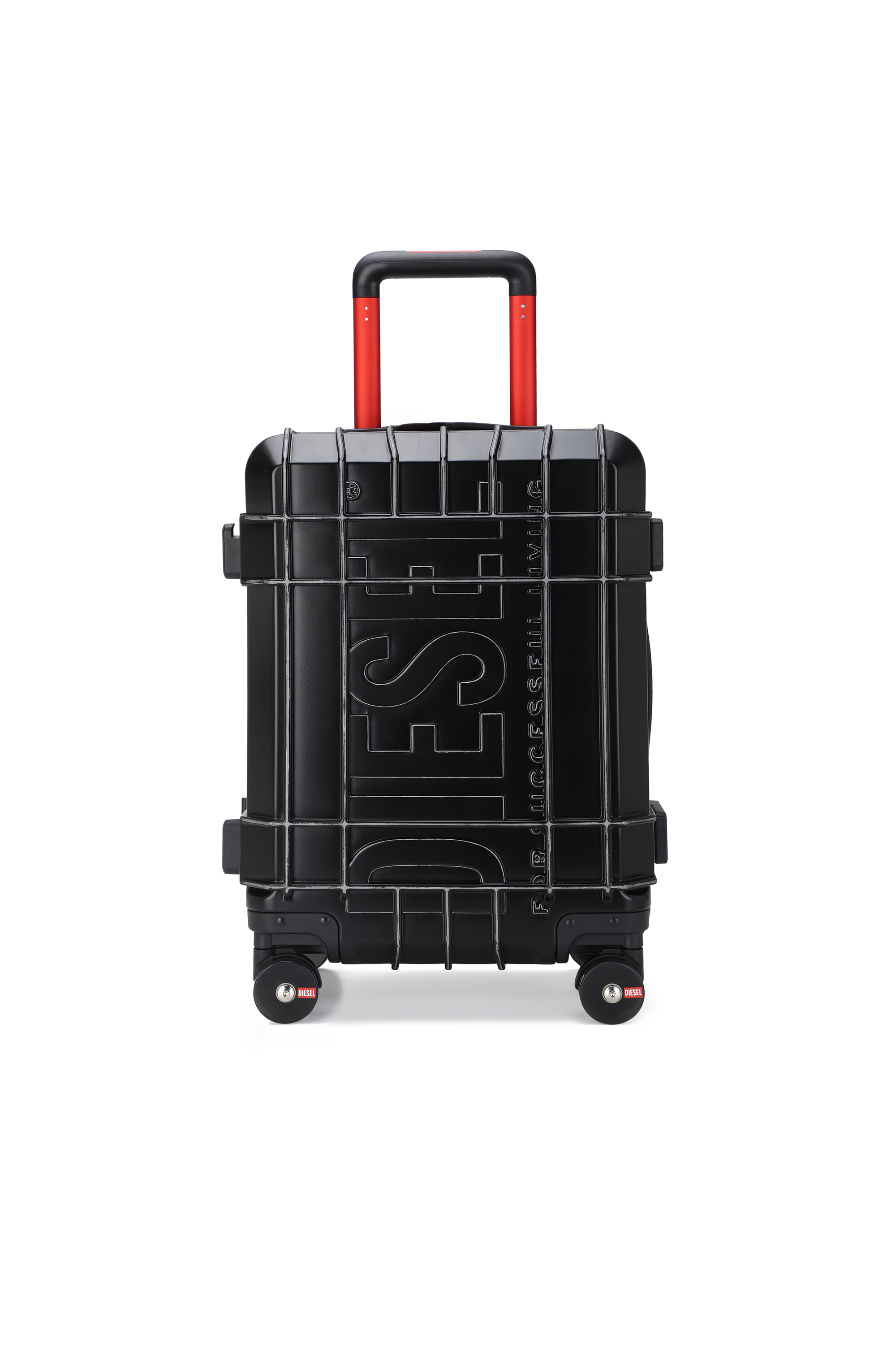 Diesel - DIESEL PC STRONG IMAGE TROLLEY- DSL003, Unisex's Rugged suitcase size S in Black - 1