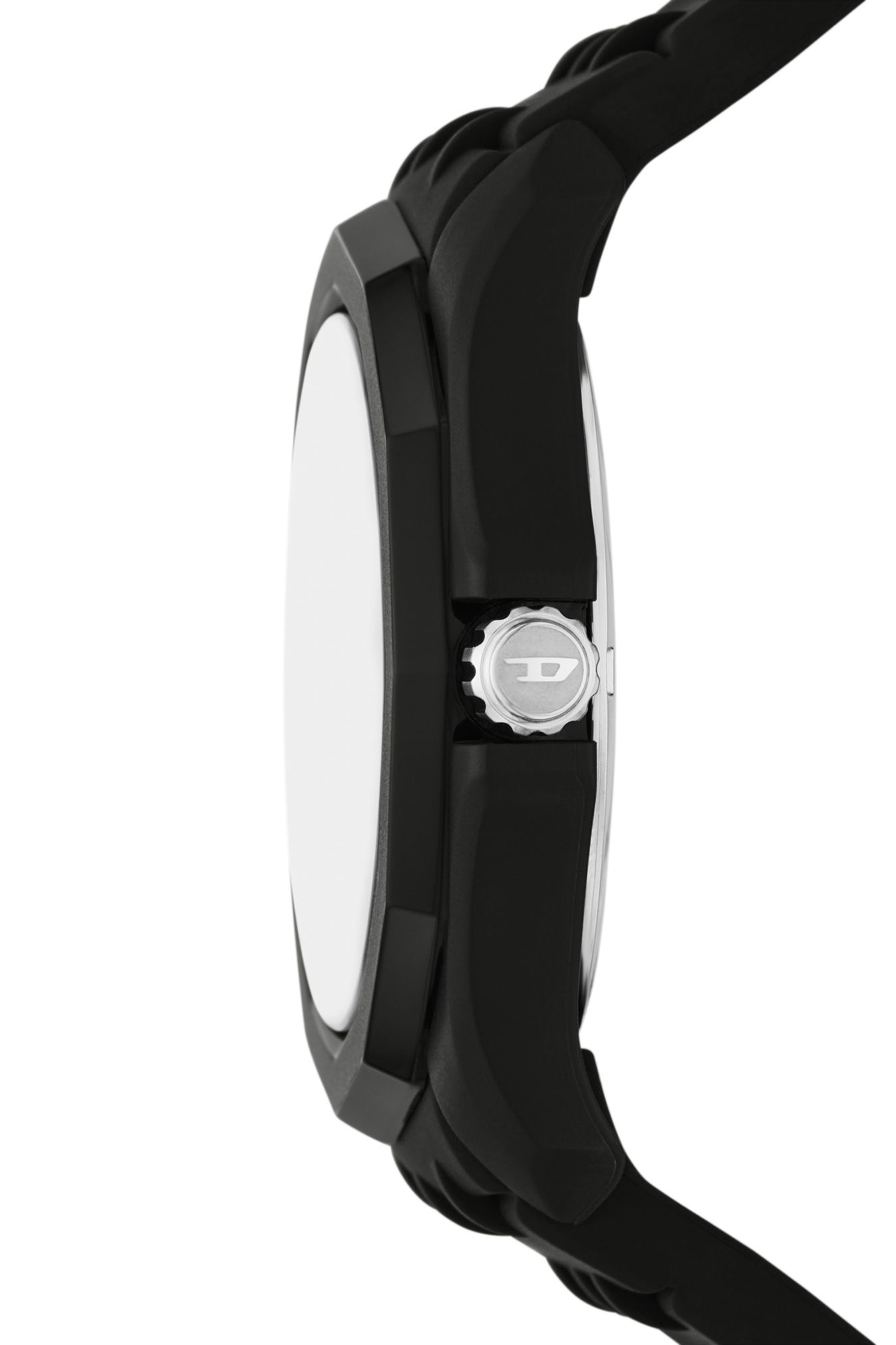 Diesel - DZ2243 WATCH, Man's Stinger black silicone watch in Black - 3