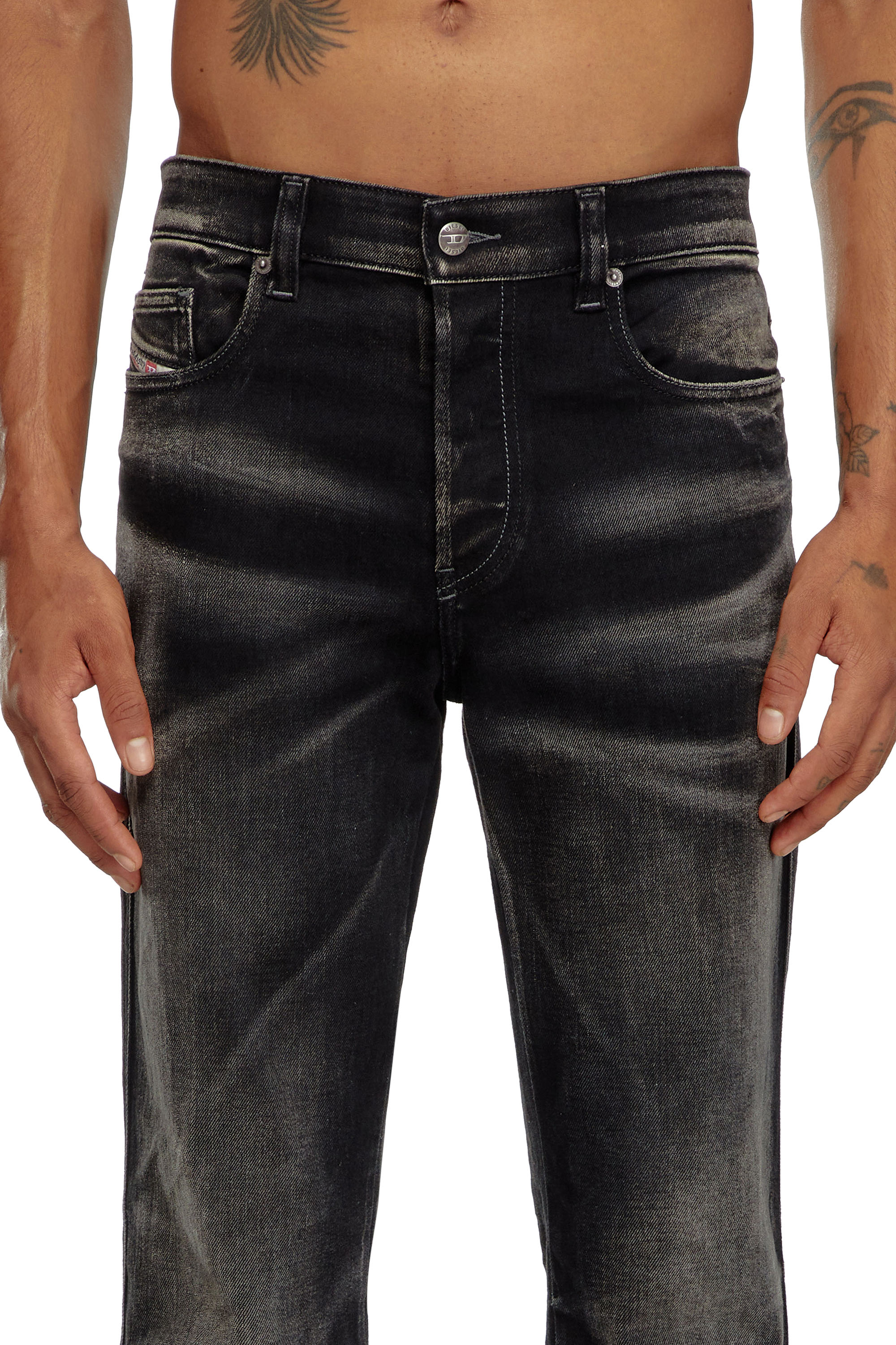 Diesel - Man Bootcut Jeans 1998 D-Buck 09J53, Black/Dark grey - Image 4