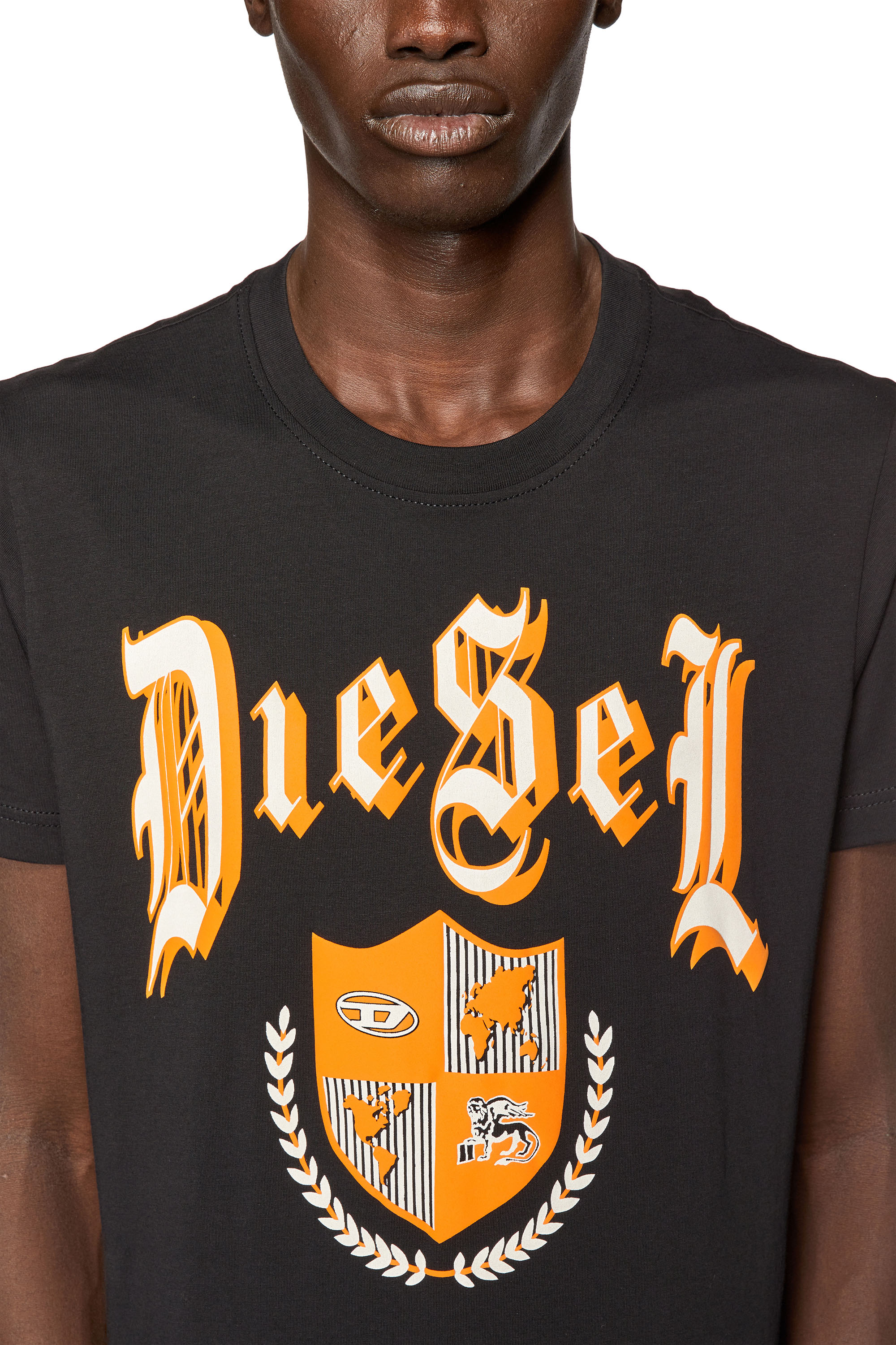 関税込【DIESEL】Diegor K66 short sleeve T-shirt★Blue★ロゴ diesel-diegor-k66-short-sleeve