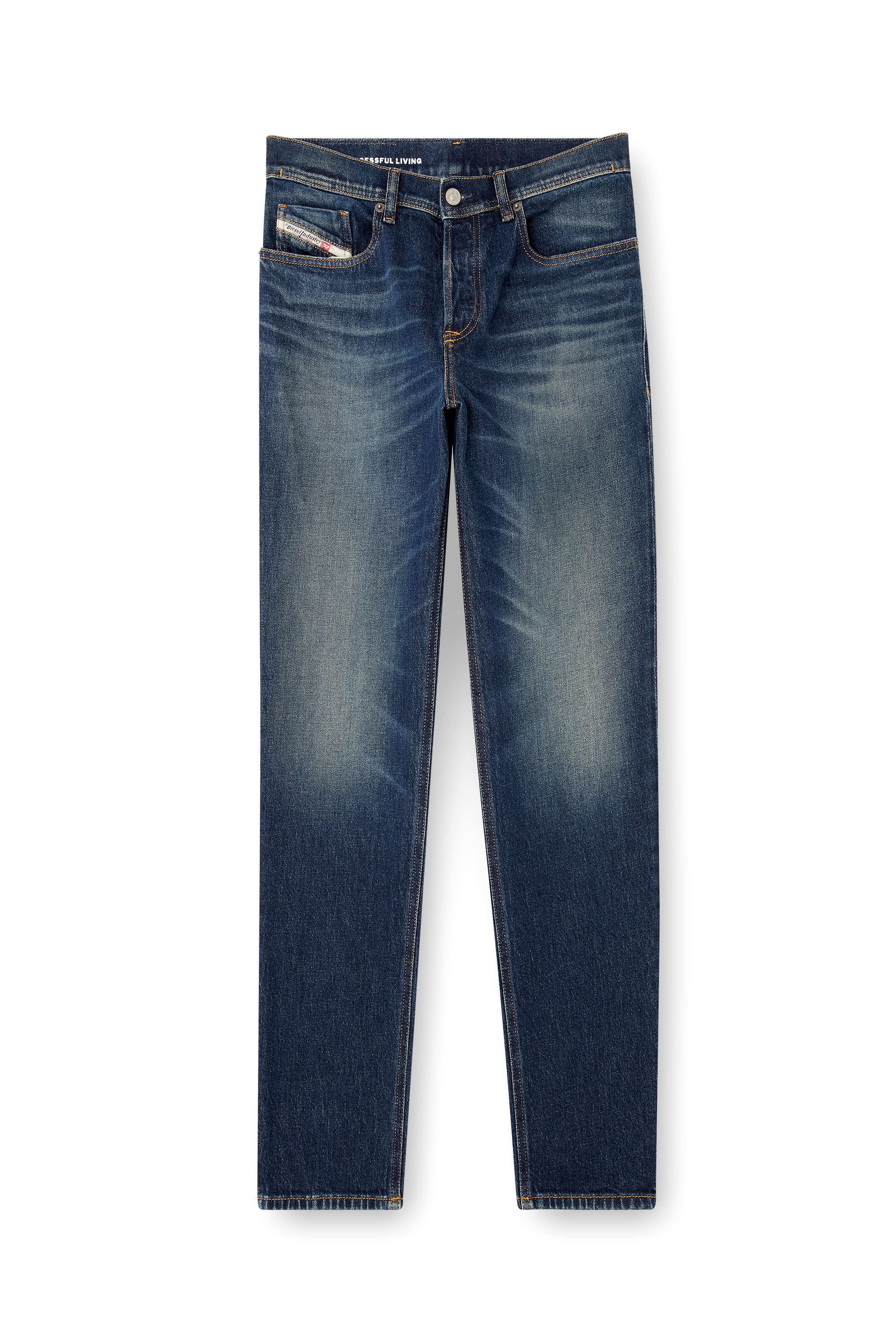 Diesel - Man's Regular Jeans 2023 D-Finitive 09M10, Dark Blue - 3