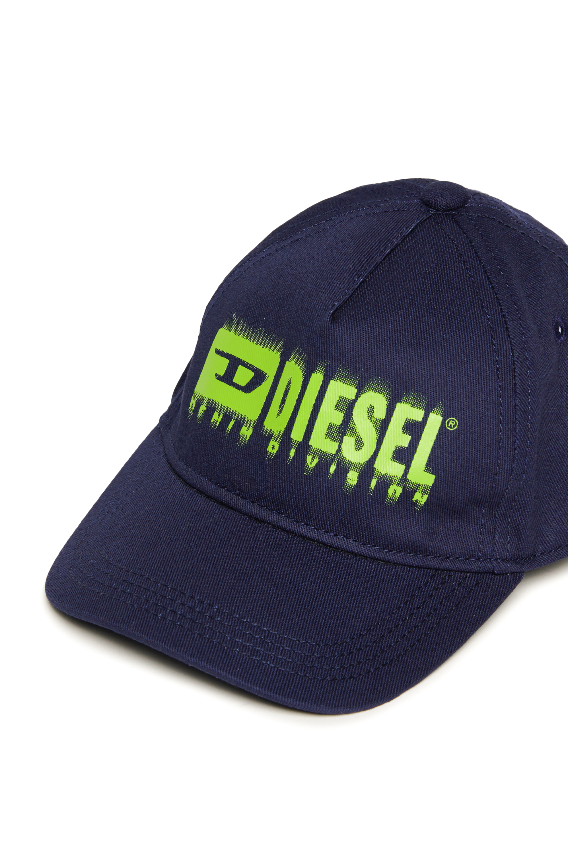 Diesel - FPRITTILB, Unisex's Denim baseball cap with dégradé logo in Dark Blue - 3