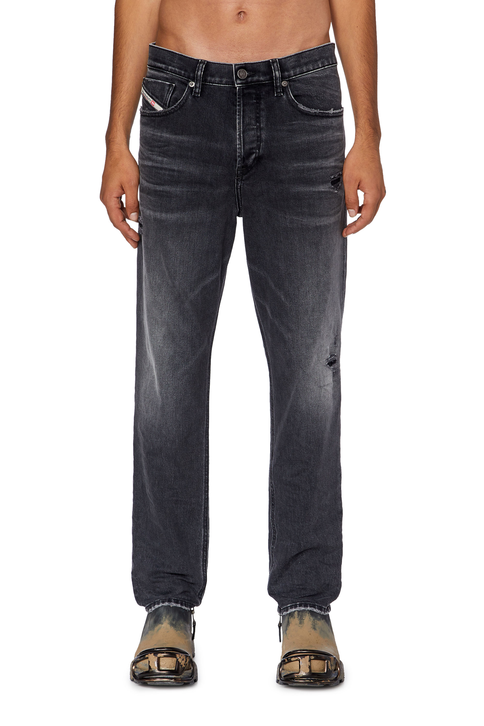 Diesel - Tapered Jeans 2005 D-Fining 09G19, Black/Dark grey - Image 1