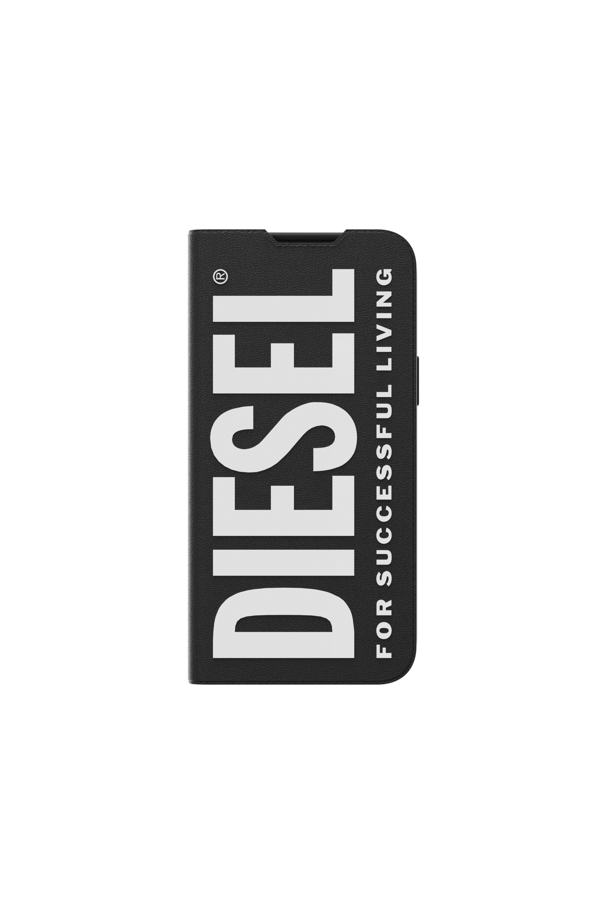 Diesel - 48275 BOOKLET CASE, Unisex's Booklet Case Core for iPhone 13 Pro Max in Black - 2