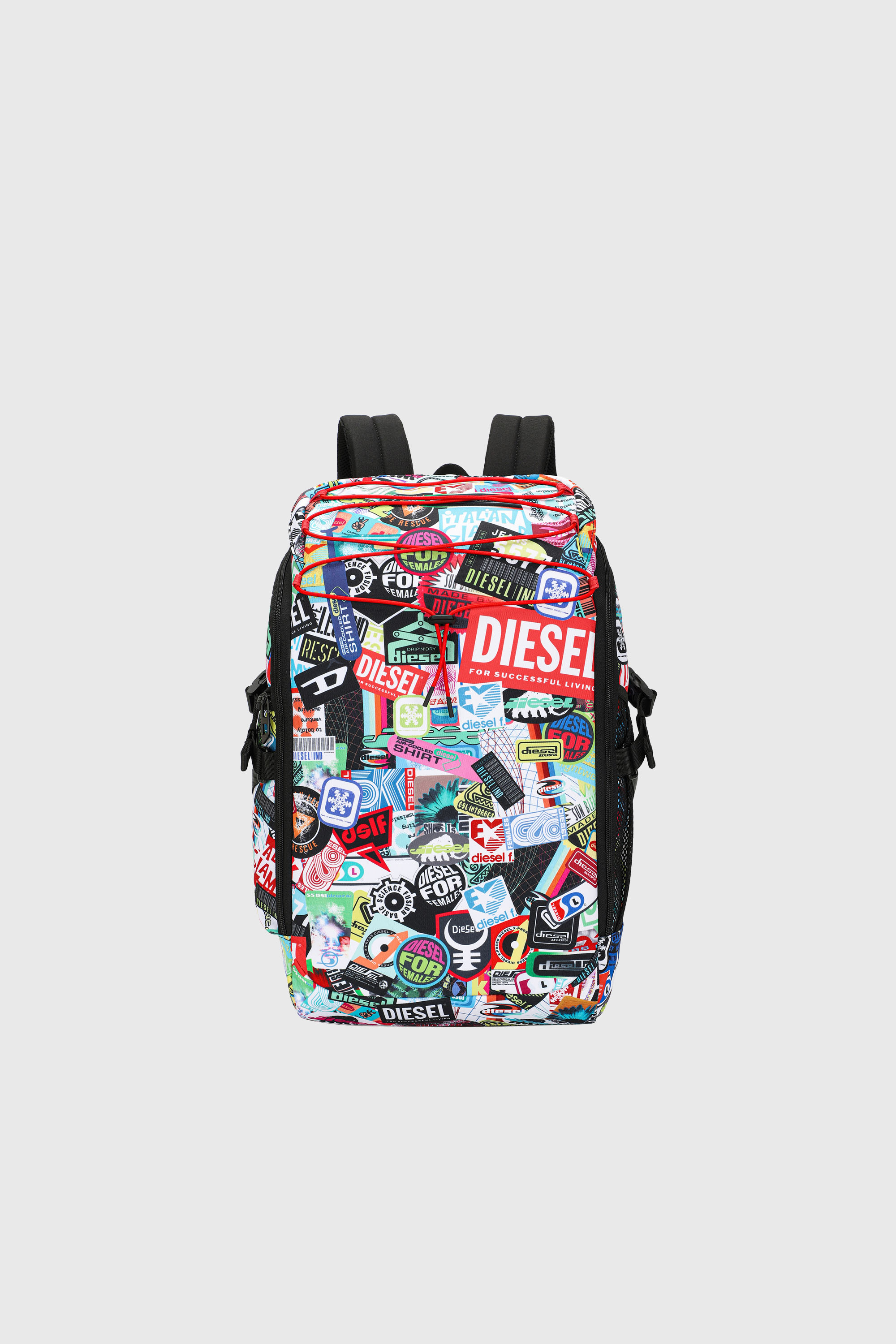DIESEL PC PRINTED BACKPACK-STICKERS- DSB