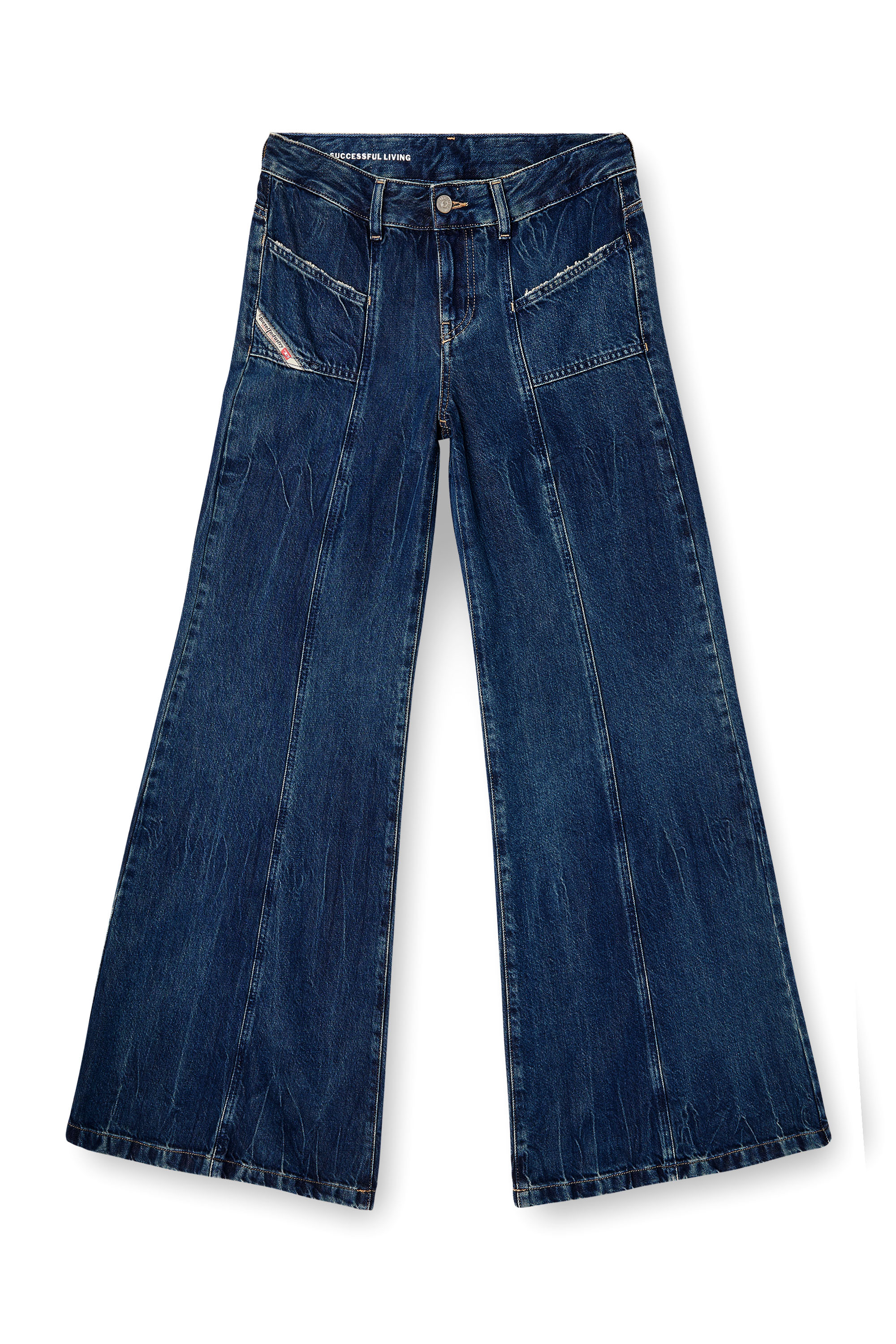 Diesel - Woman's Flare Jeans D-Akii 09N61, Medium blue - 2