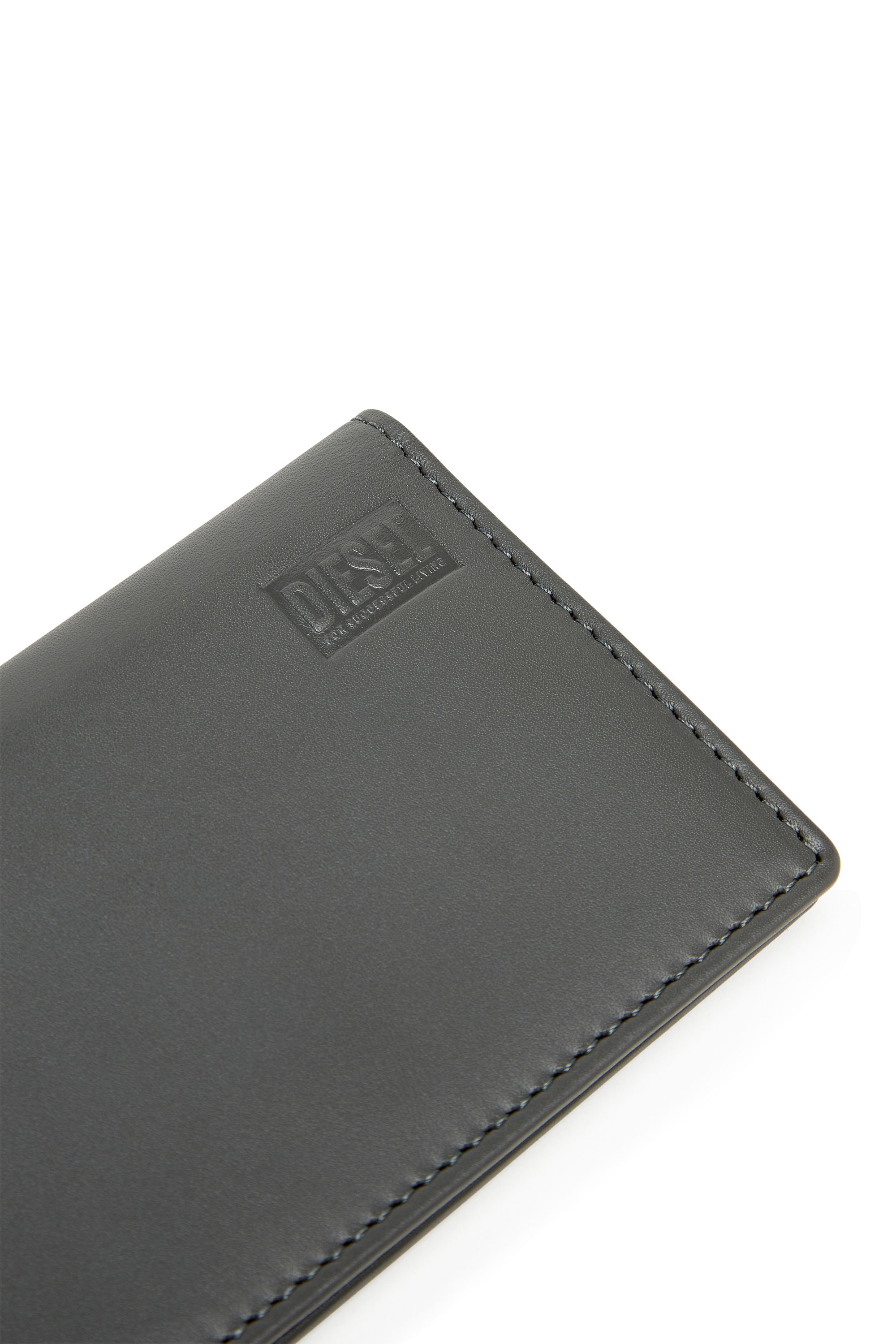 Diesel - BI-FOLD CARD HOLDER, Grey/Green - Image 4