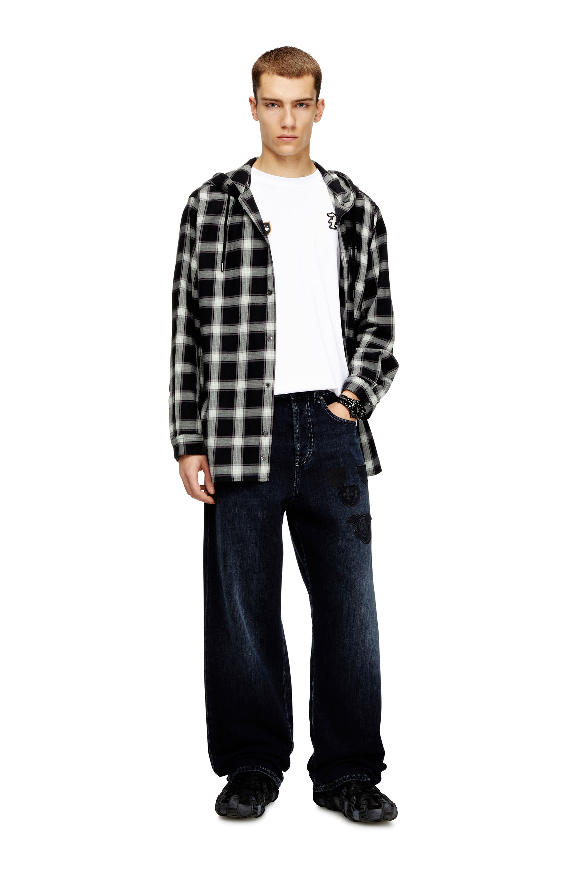 Diesel - Man's Relaxed Jeans 2001 D-Macro 09Q19, Dark Blue - 4