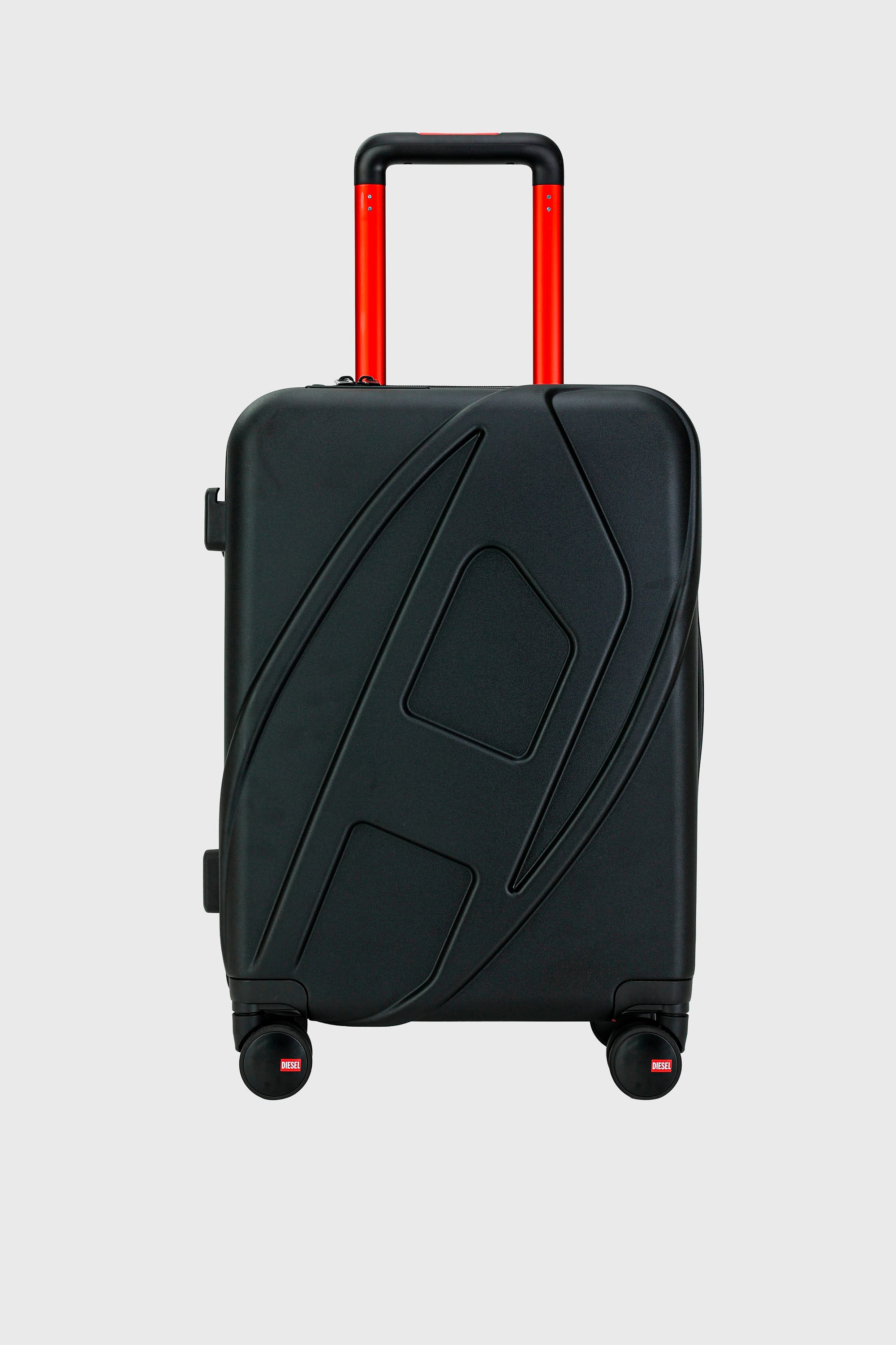 Diesel - LU0043 HARD LUGGAGE - DSL012, Unisex's Oval D suitcase size S in Black - 1