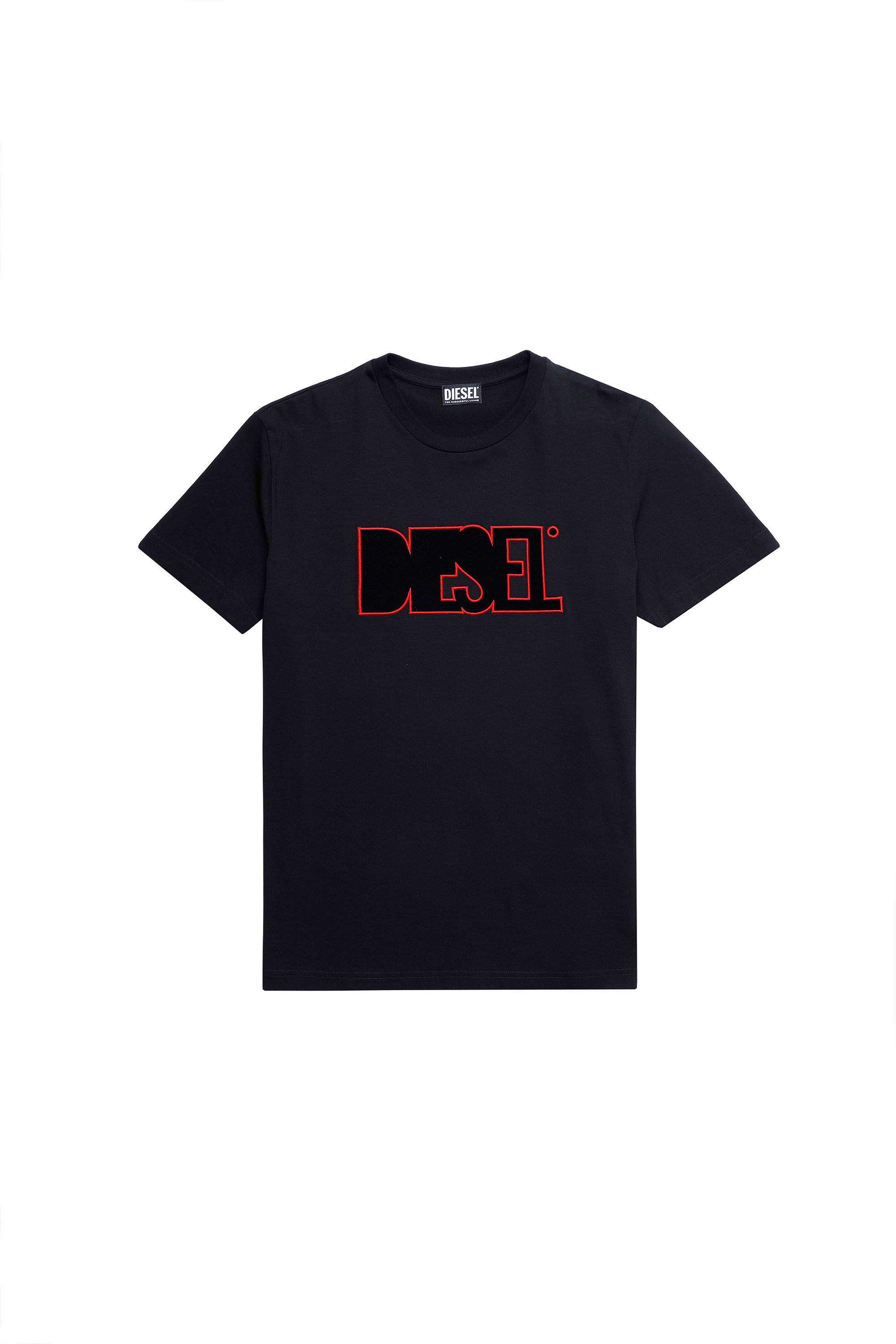 T-DIEGOS-B8, Black/Red - T-Shirts
