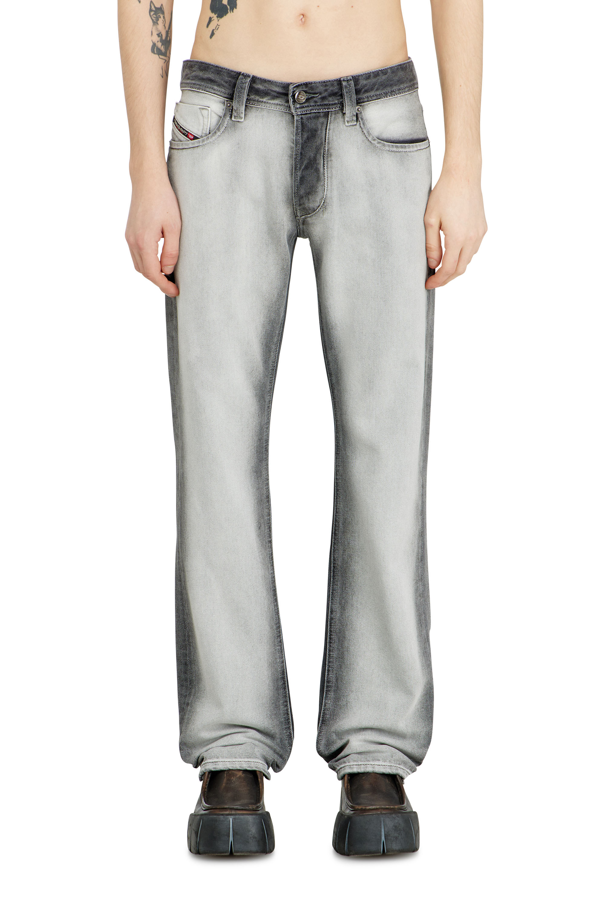 Diesel - Man's Regular Jeans 1985 Larkee 09P28, Dark grey - 2