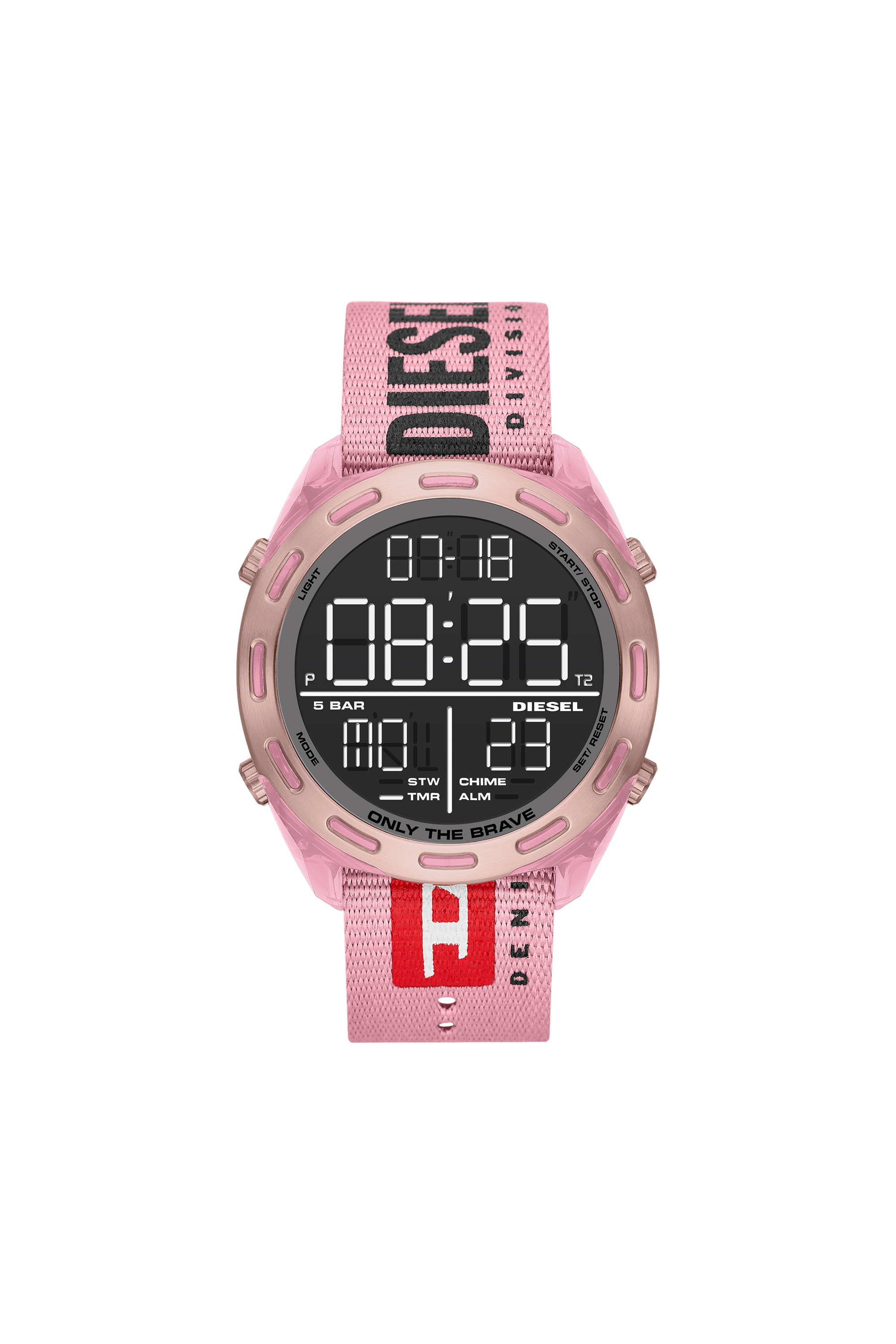 diesel pink watch