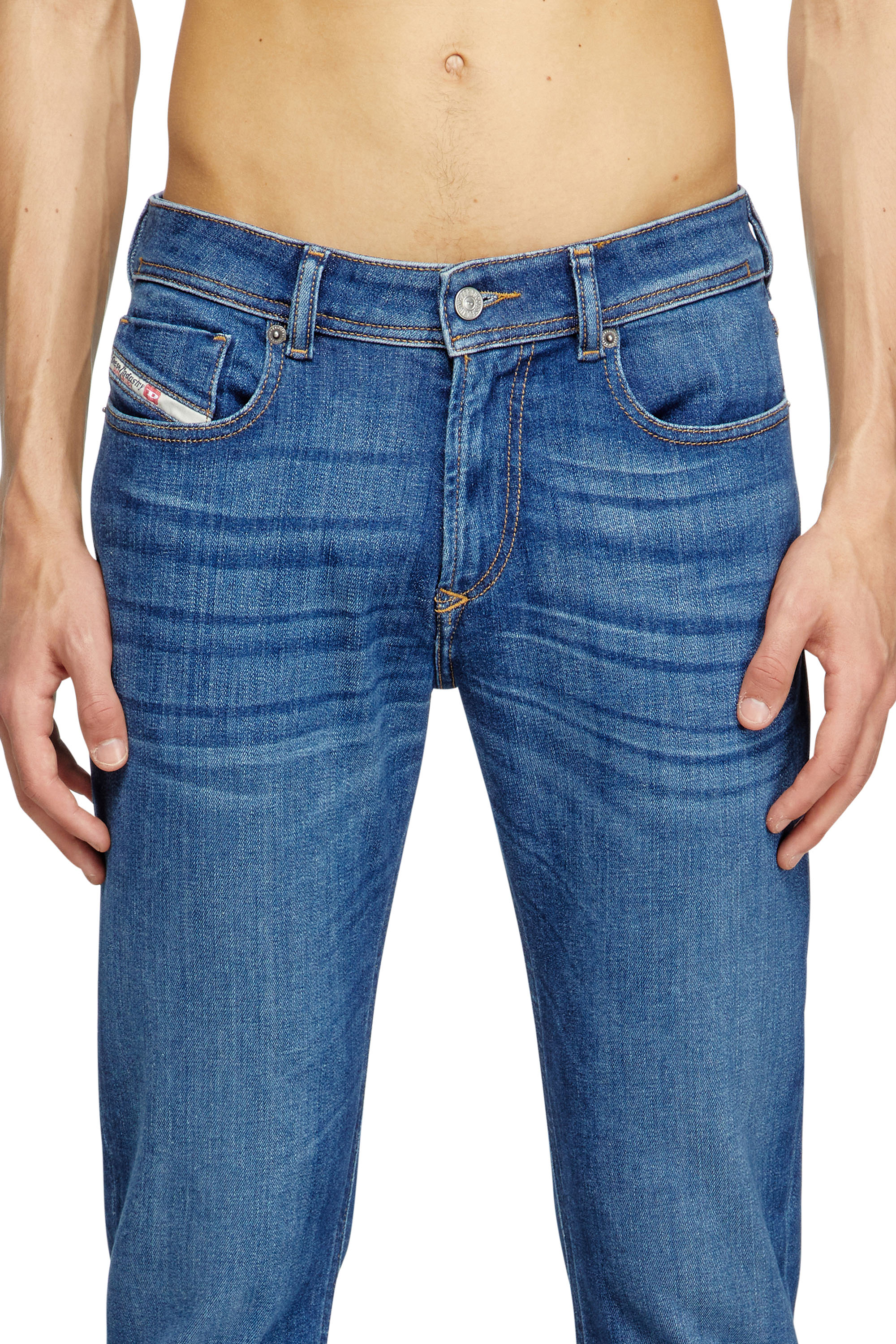 Diesel - Man's Skinny Jeans 1979 Sleenker 09M73, Medium blue - 5