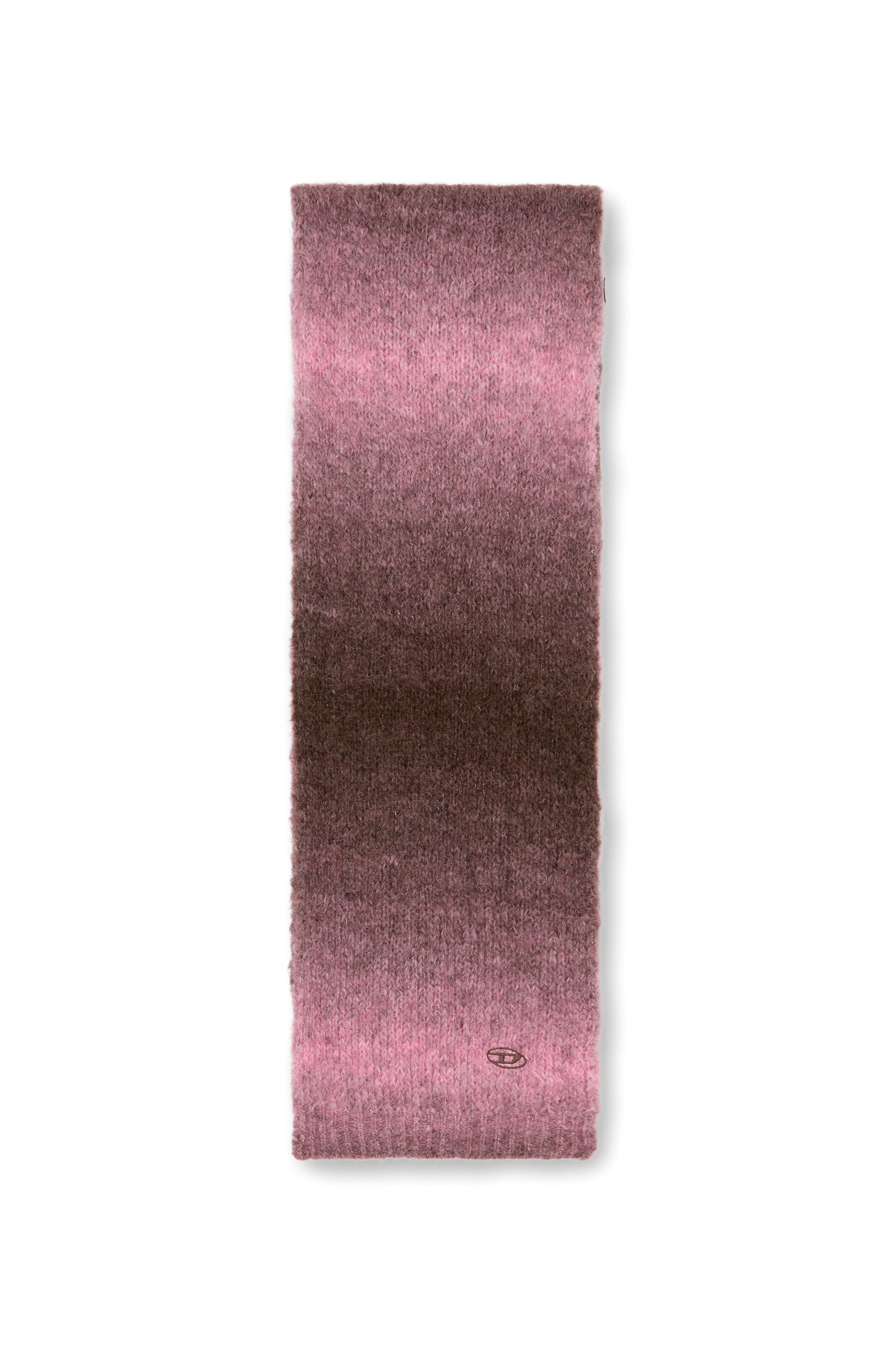 Diesel - K-PELLINO, Unisex Dégradé scarf in alpaca blend in Violet - Image 1