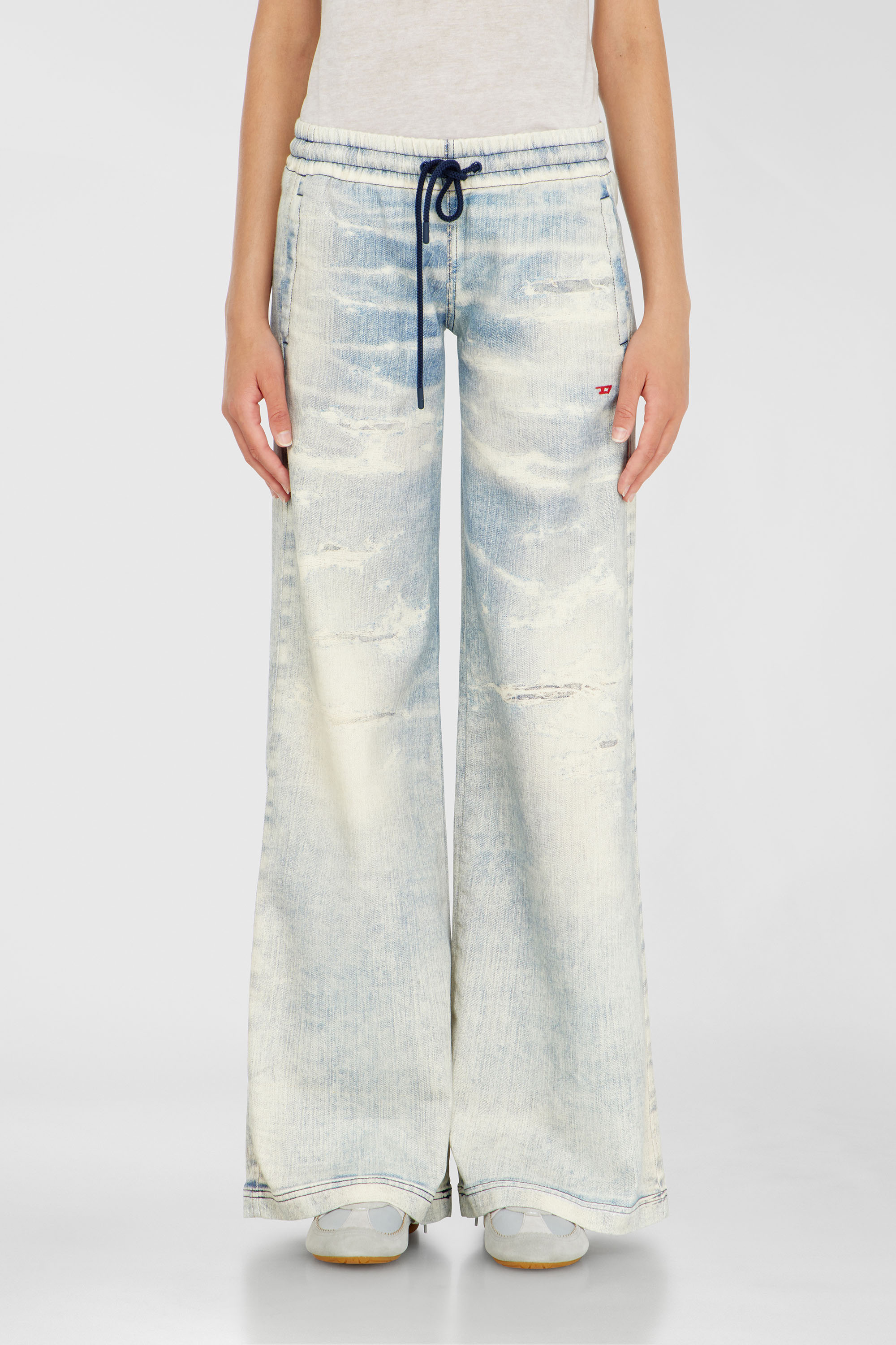 Diesel - Woman's Relaxed 2078 D-Ainty Joggjeans&reg; 068XM, Light Blue - 2