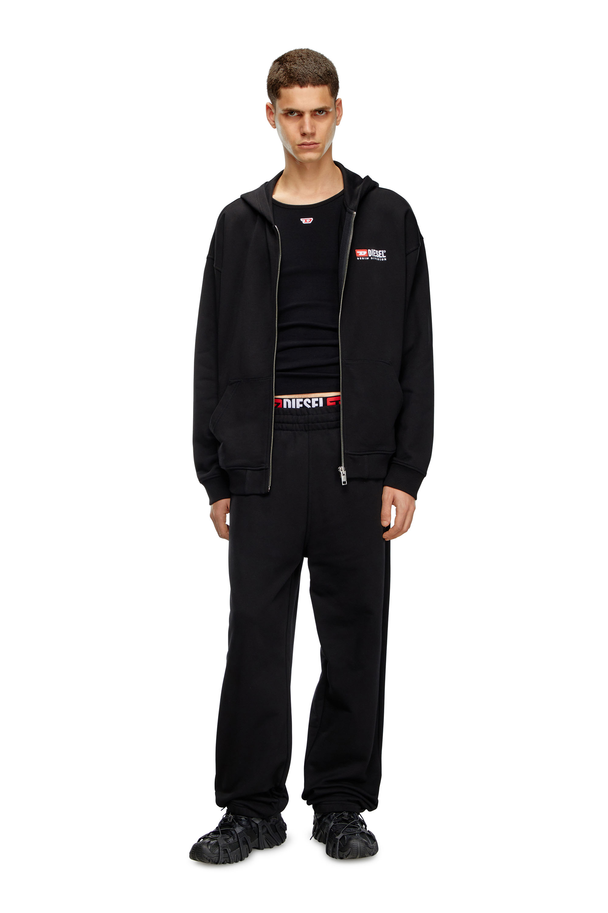 Diesel - S-BOXT-HOOD-ZIP-DIV, Black - Image 2