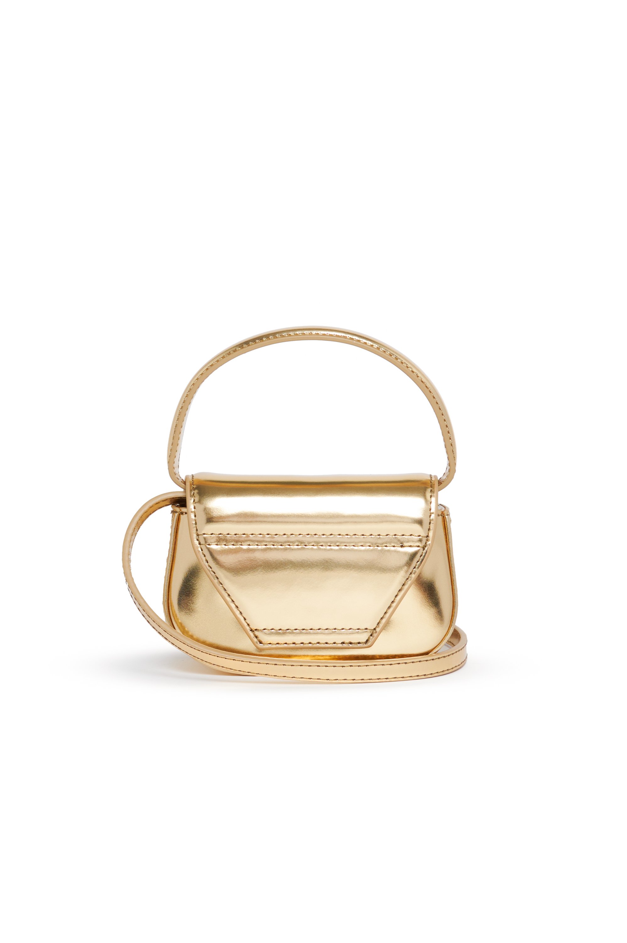 Diesel - 1DR XS, Woman's Iconic mini bag in metallic leather in Gold - 2