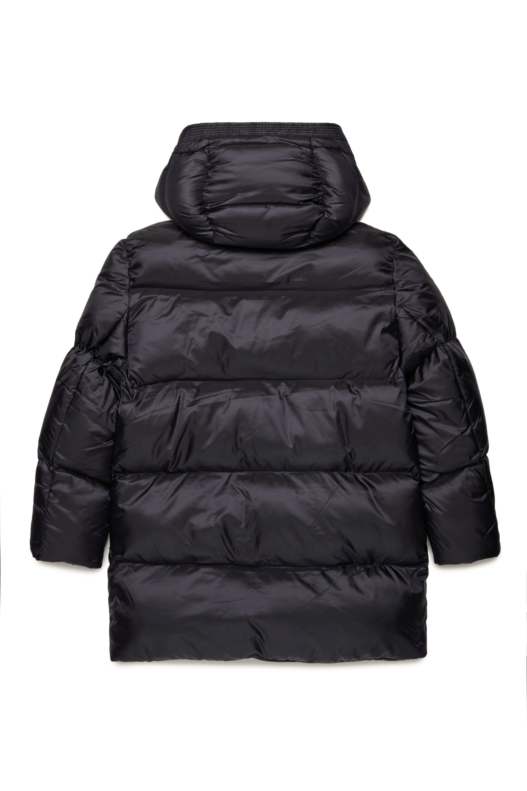 Diesel - JWROLFYSMON, Unisex's Puffer jacket with Oval D patch in Black - 2