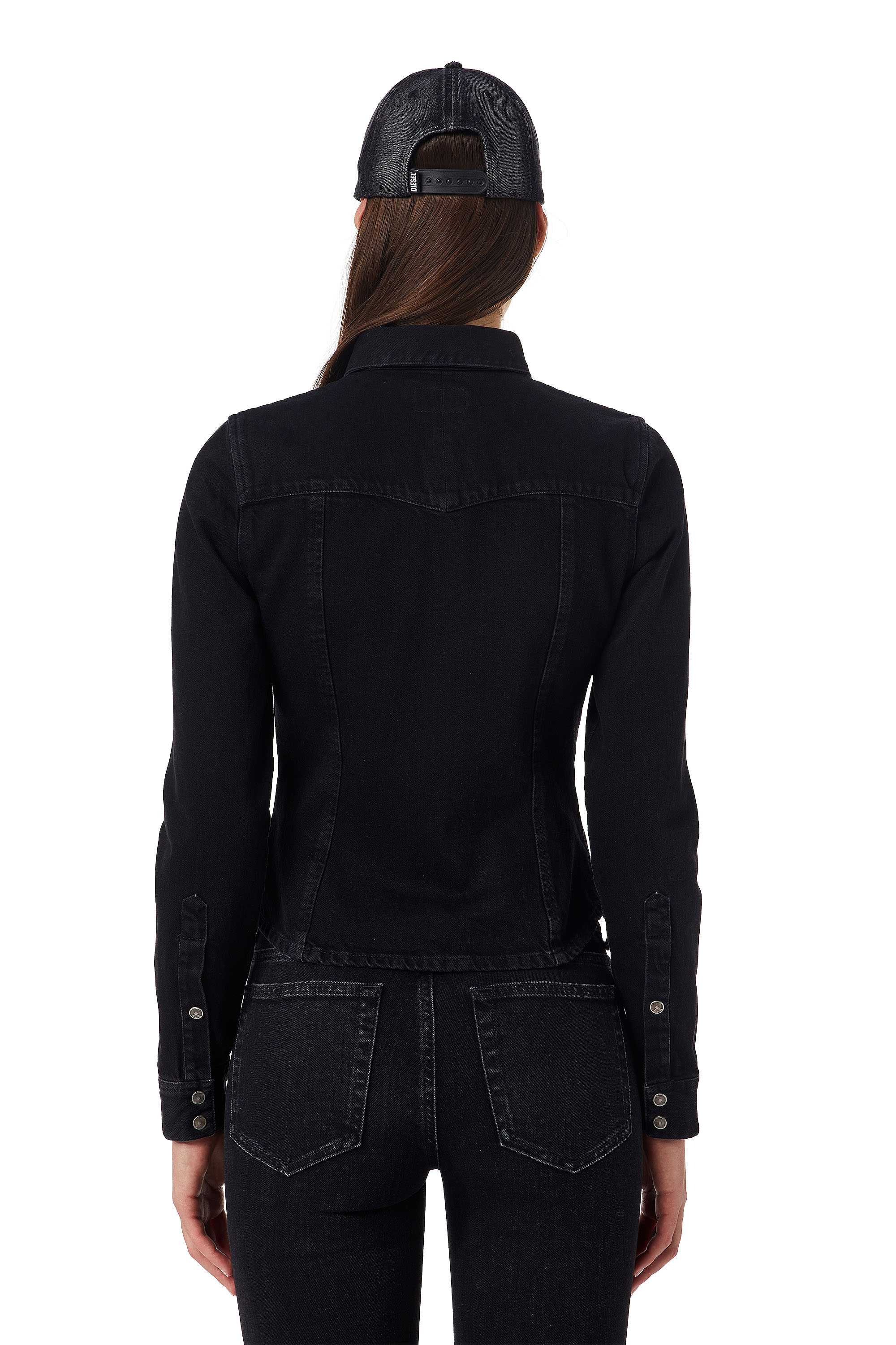 Diesel - DE-RIN WESTERN SHIRT, Black/Dark grey - Image 4