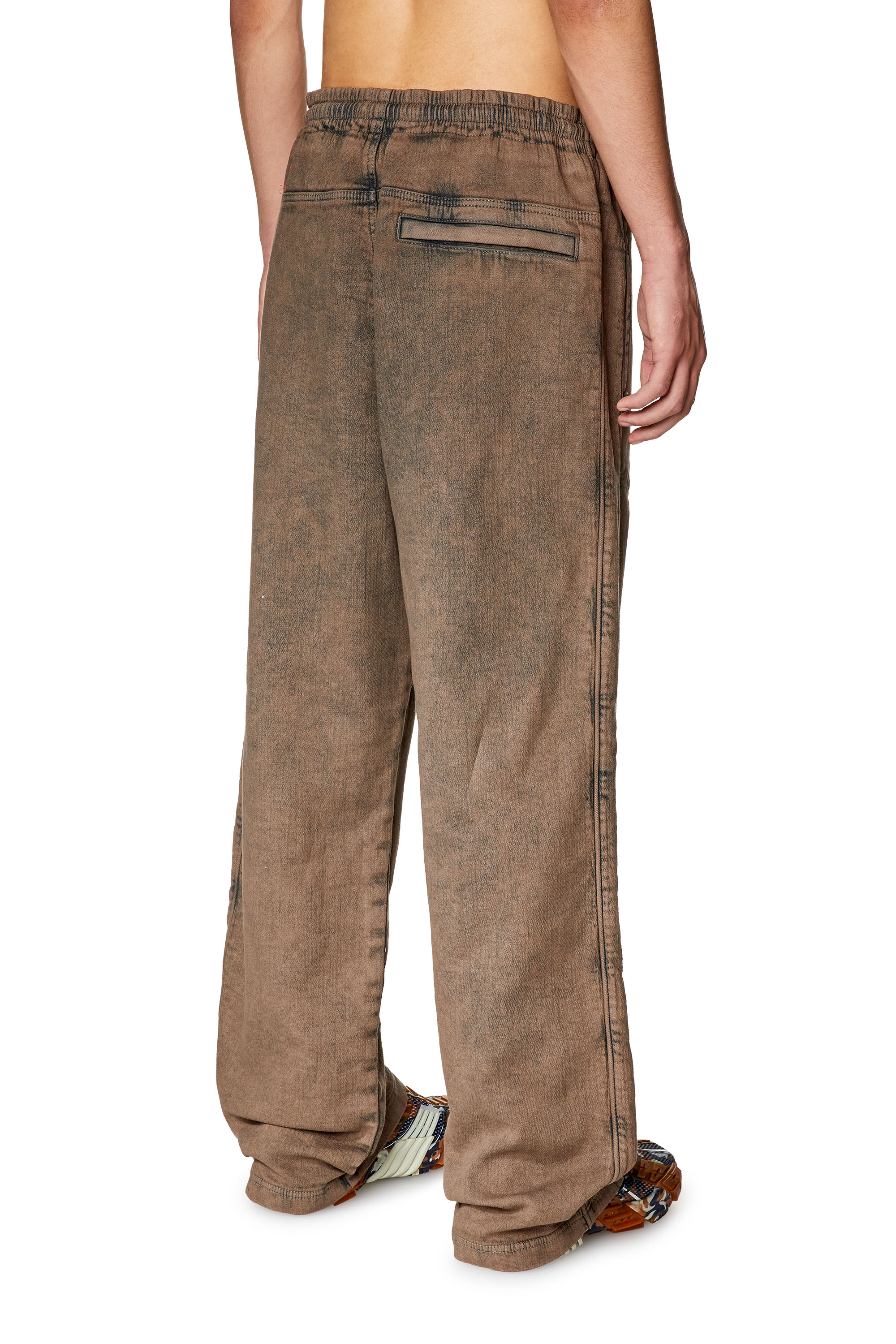Diesel - D-Martians Track Denim 09H04 Straight, Light Brown - Image 2