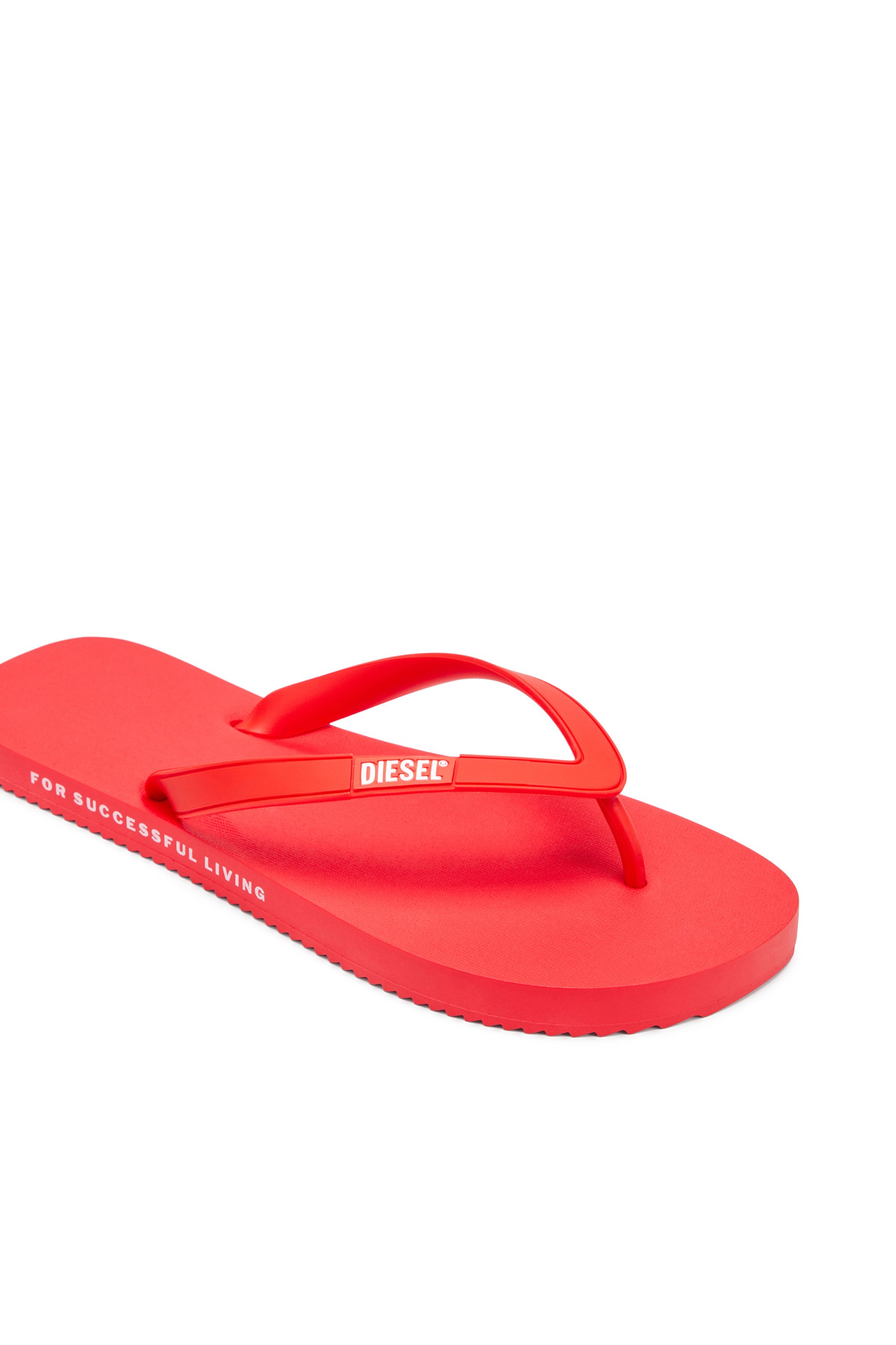 Diesel - SA-RIO W, Woman's Sa-Rio-Rubber flip-flops in Red - 6