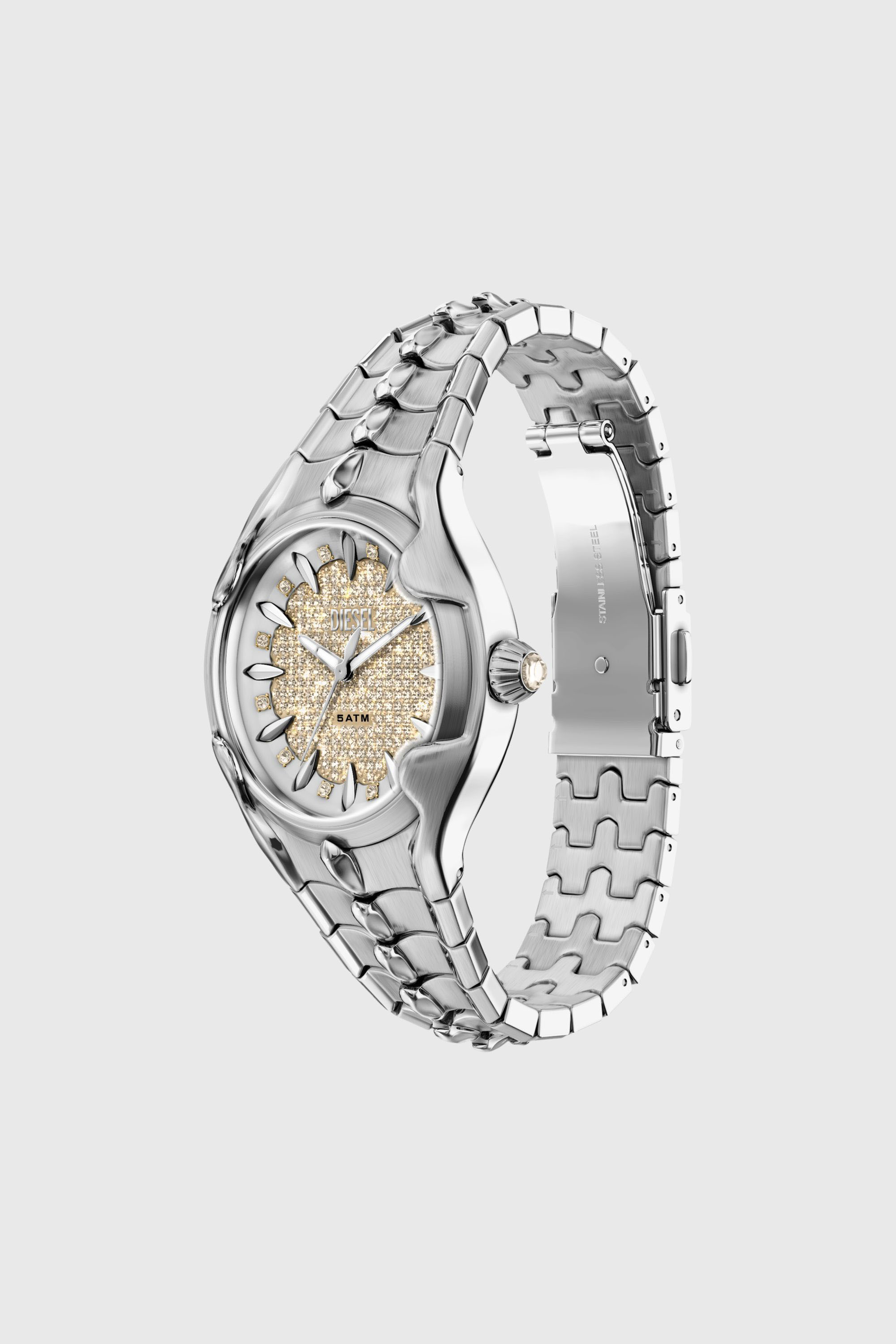 Diesel - DZ5631 WATCH, Man's Vert Stainless Steel Watch in Silver - 2