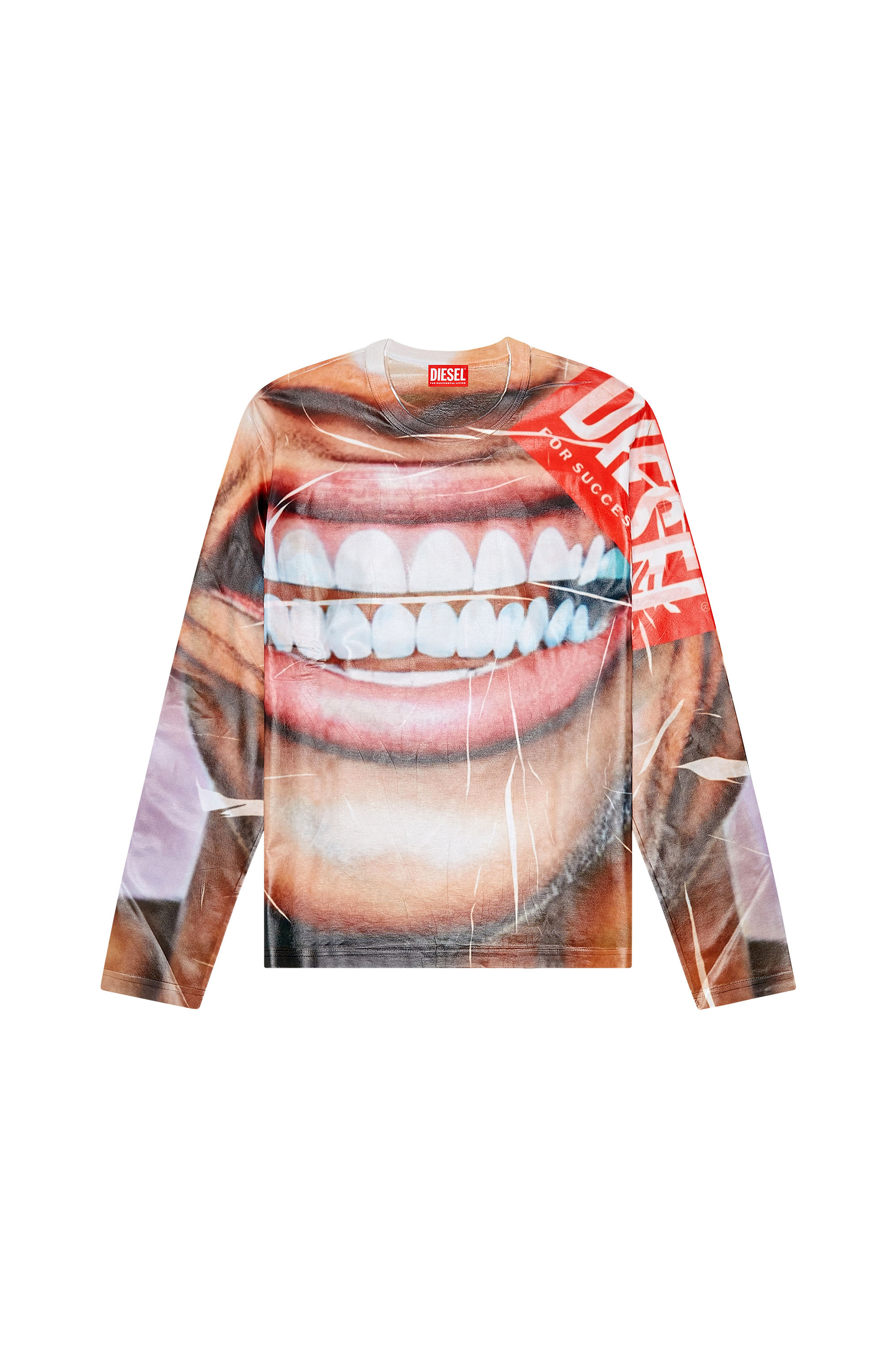 Diesel - T-NIBE-LS, Beige/White - Image 3