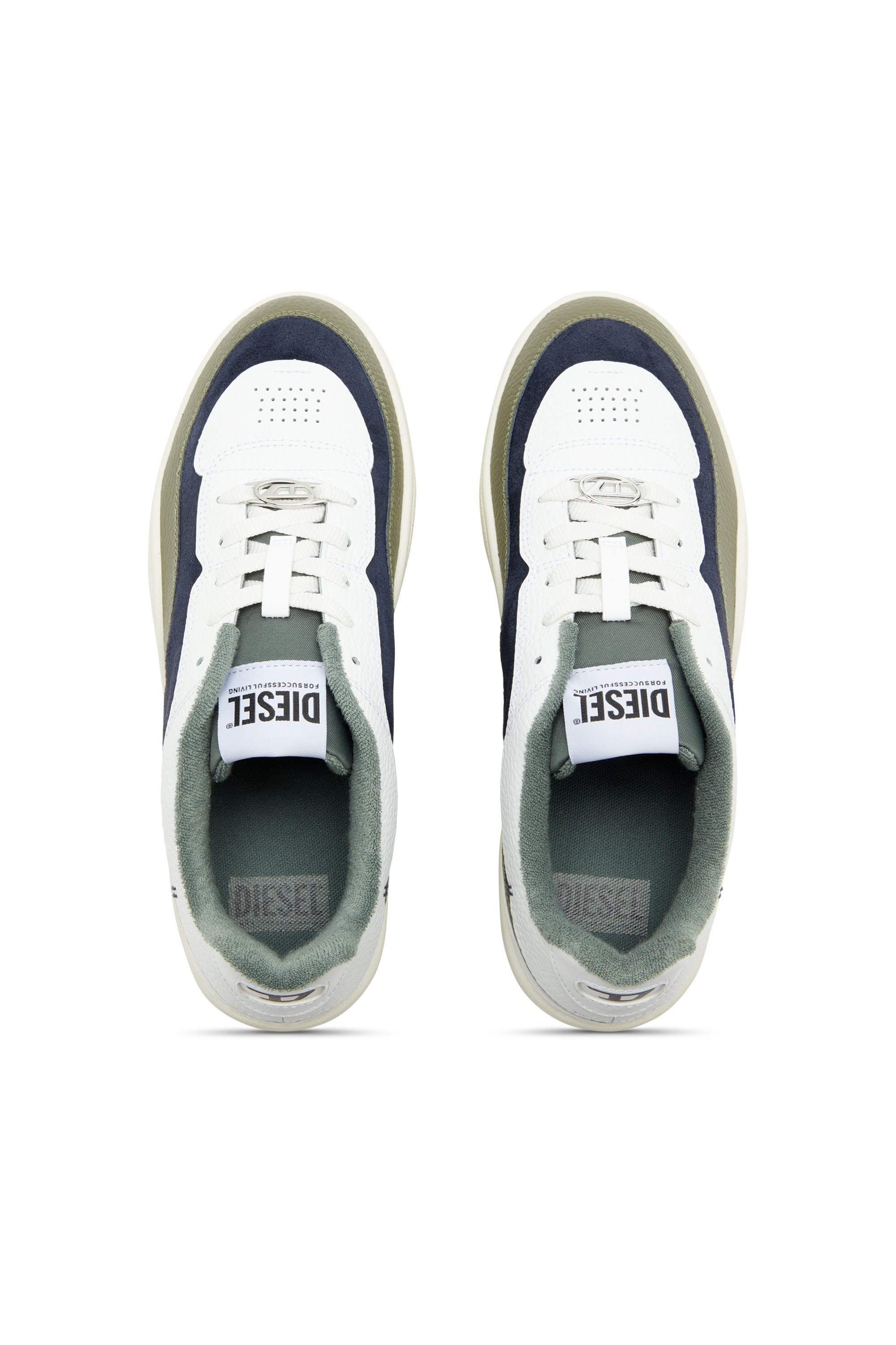 S-OVAL SKATE LOW, White/Green S-OVAL SKATE LOW, White/Green
