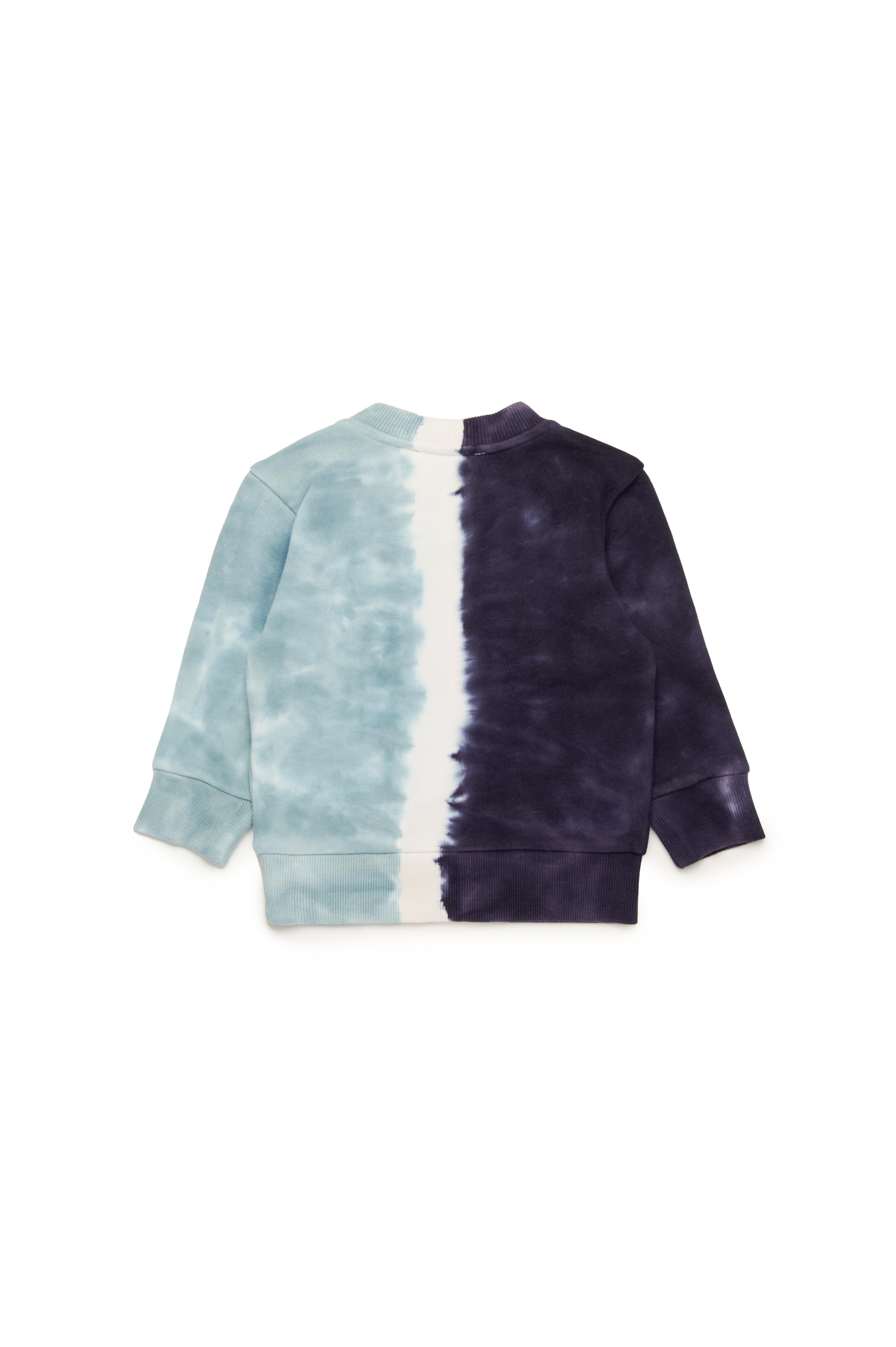 Diesel - SKITEB, Man's Dip-dye sweatshirt with dégradé logo in Blue - 2