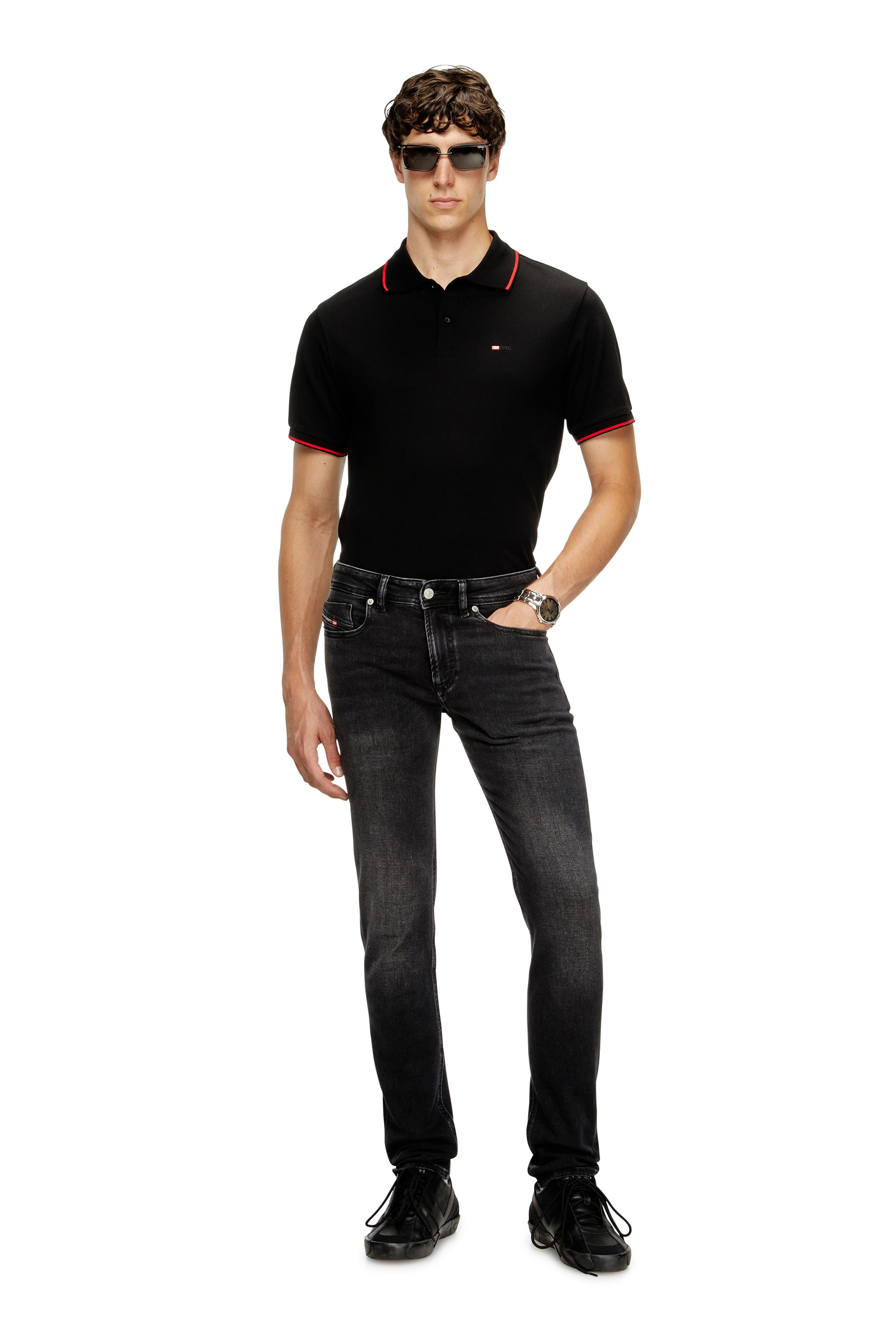 Skinny Jeans 1979 Sleenker 0DBDN, Black/Dark grey Diesel - Man's Skinny Jeans 1979 Sleenker 0DBDN, Black/Dark grey - 1