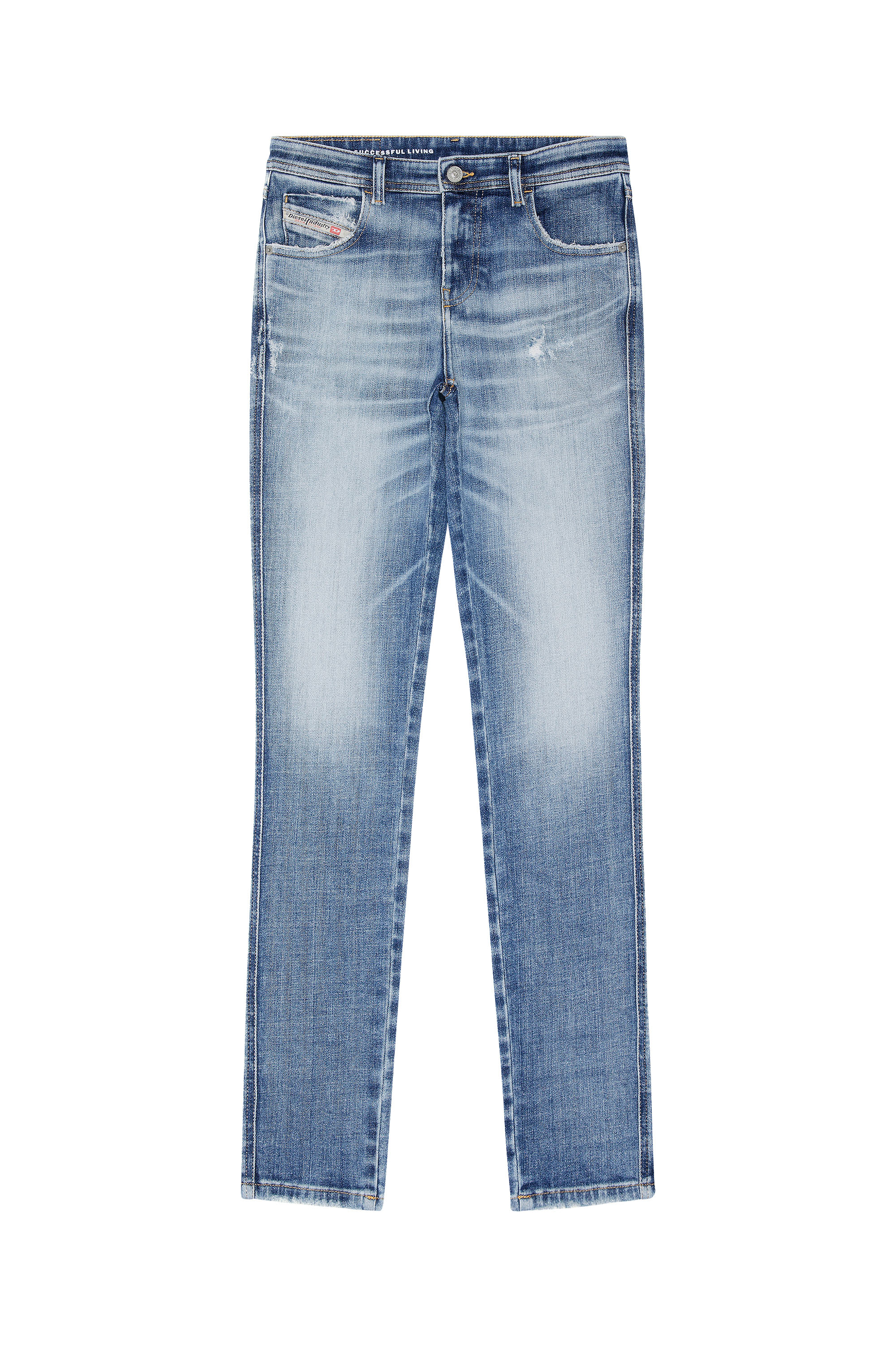 Diesel - Skinny Jeans 2015 Babhila 09G35, Medium blue - Image 5