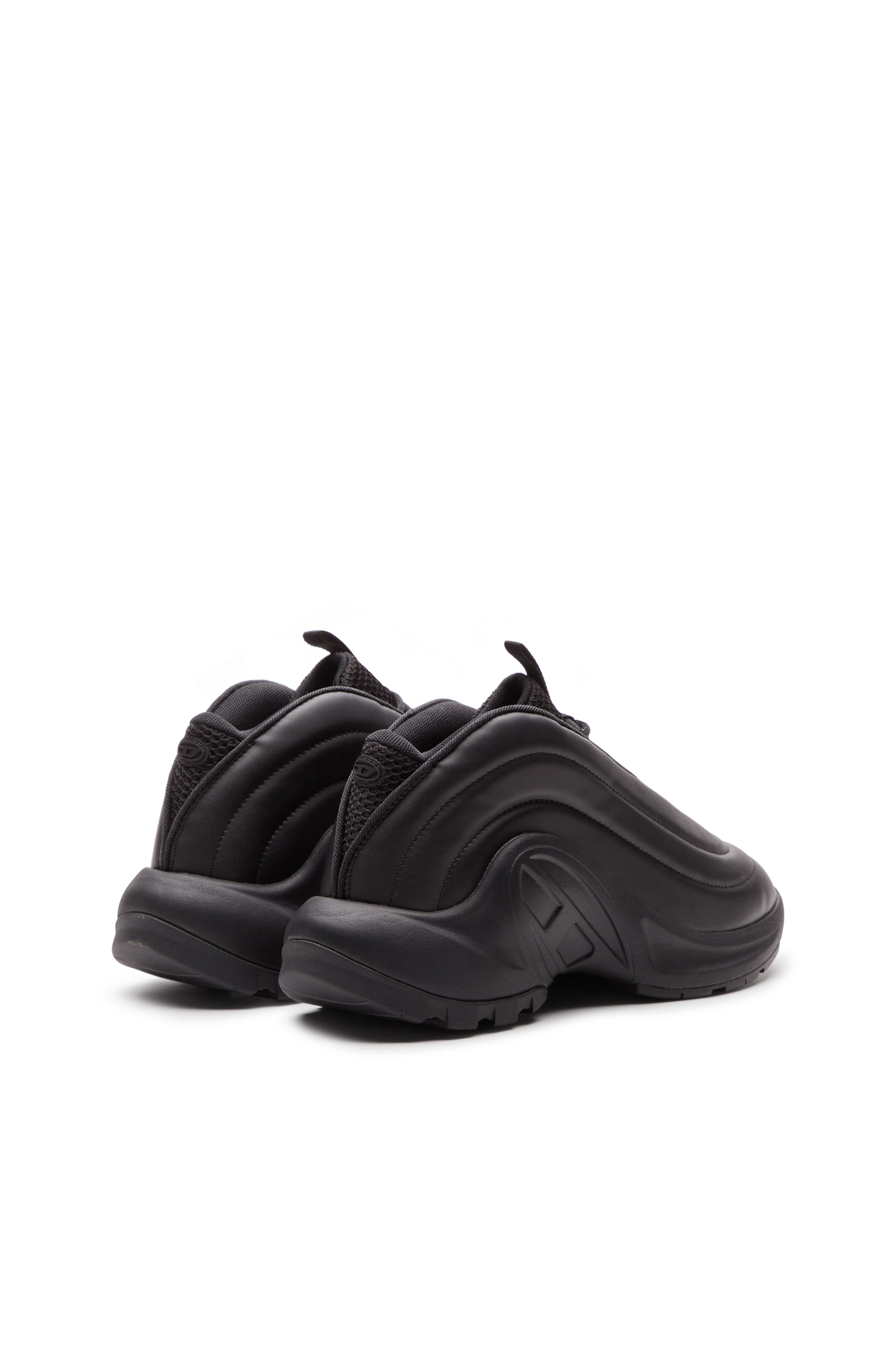 S-D-RUNNER X, Black Diesel - S-D-RUNNER X, Unisex's S-D-Runner X-Slip-on sneakers with matte Oval D instep in Black - 3