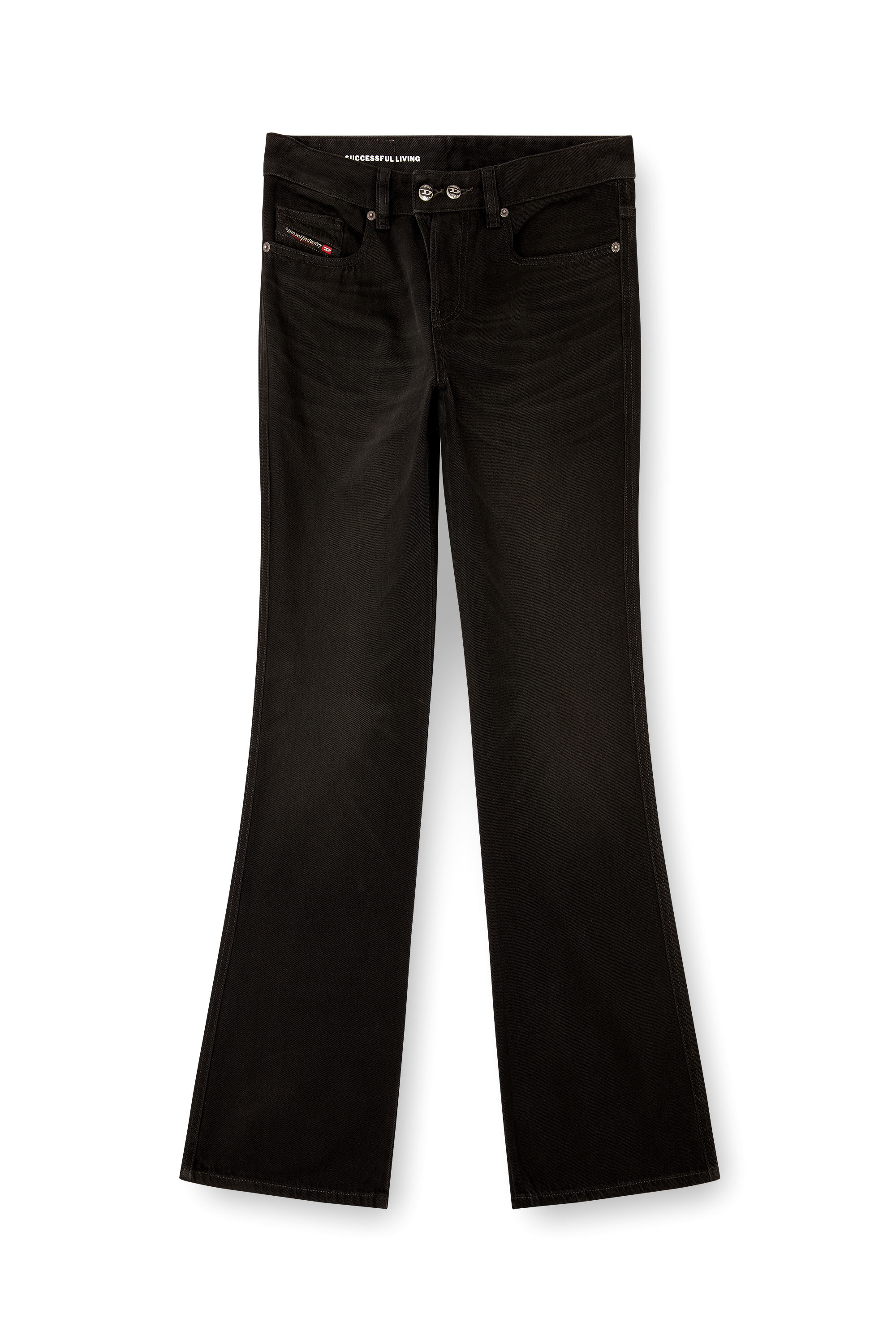 Bootcut Jeans 1998 D-Buck 09M20, Black/Dark grey Diesel - Man's Bootcut Jeans 1998 D-Buck 09M20, Black/Dark grey - 2