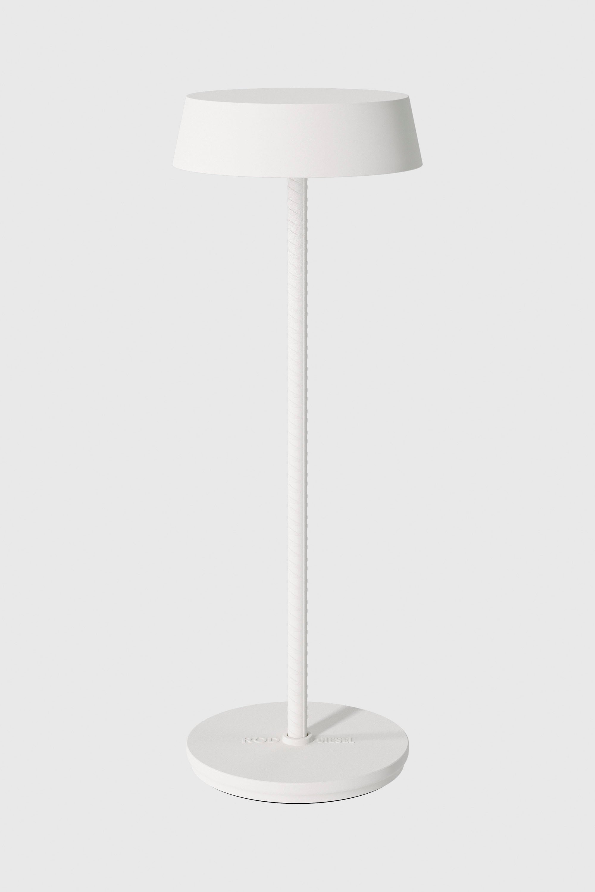 Diesel - 51181 5630 ROD CORDLESS TABLE LAMP IVORY, Unisex's Portable and rechargeable lamp in White - 1