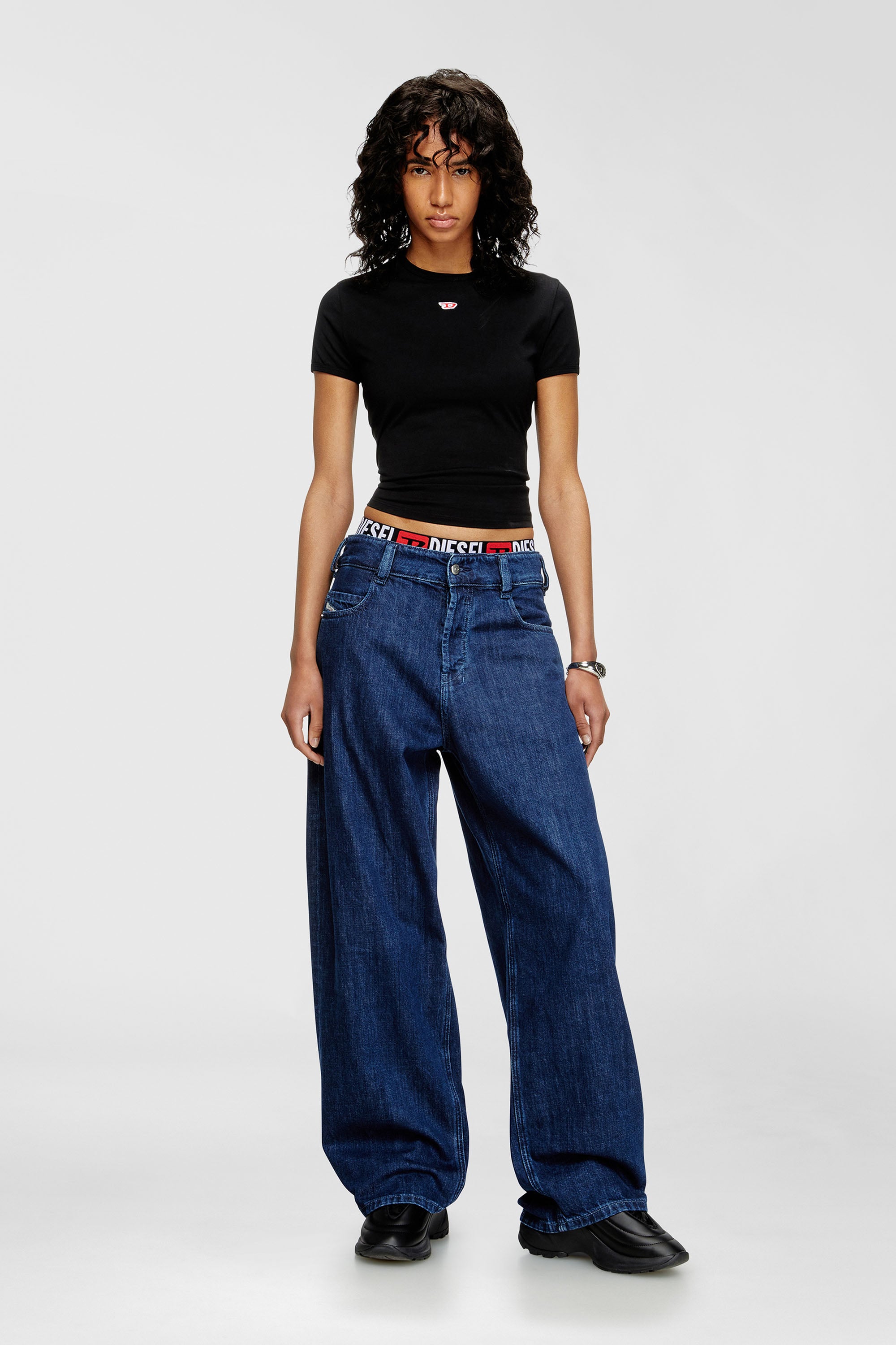 Diesel - Unisex's Relaxed Jeans 1997 D-Enim-M 0DBDX, Dark Blue - 2